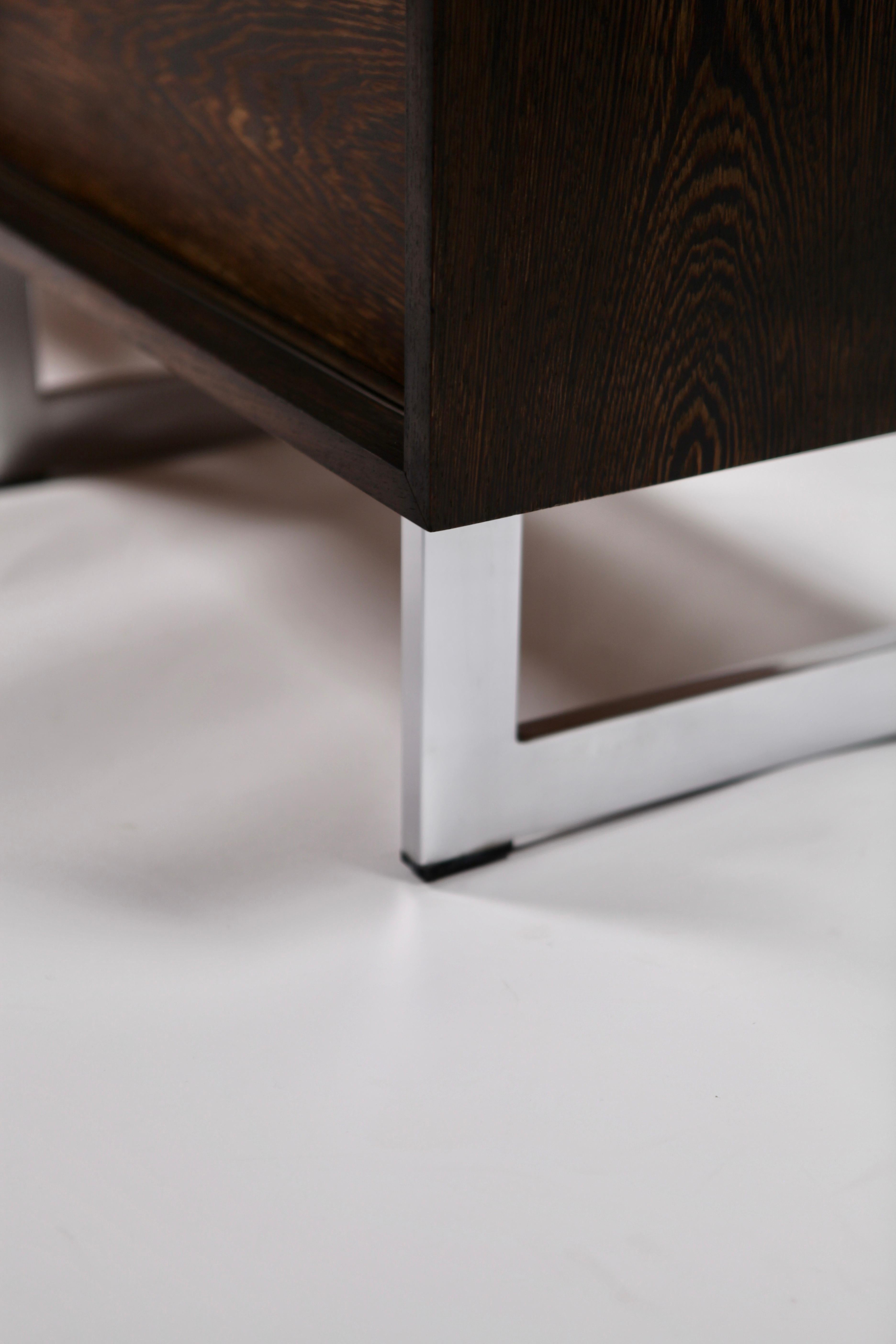 Bodil Kjær, Freestanding Sideboard with Bookshelf in Wenge, 1960s 1