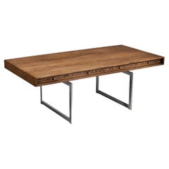 Bodil Kjær for E. Pedersen & Søn Free Standing Desk in Wengé