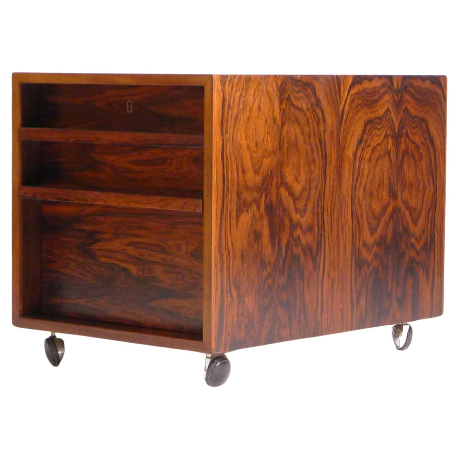 Bodil Kjaer für Pedersen, Palisander-Schreibtischschrank / Kommode, frühe 1960er Jahre