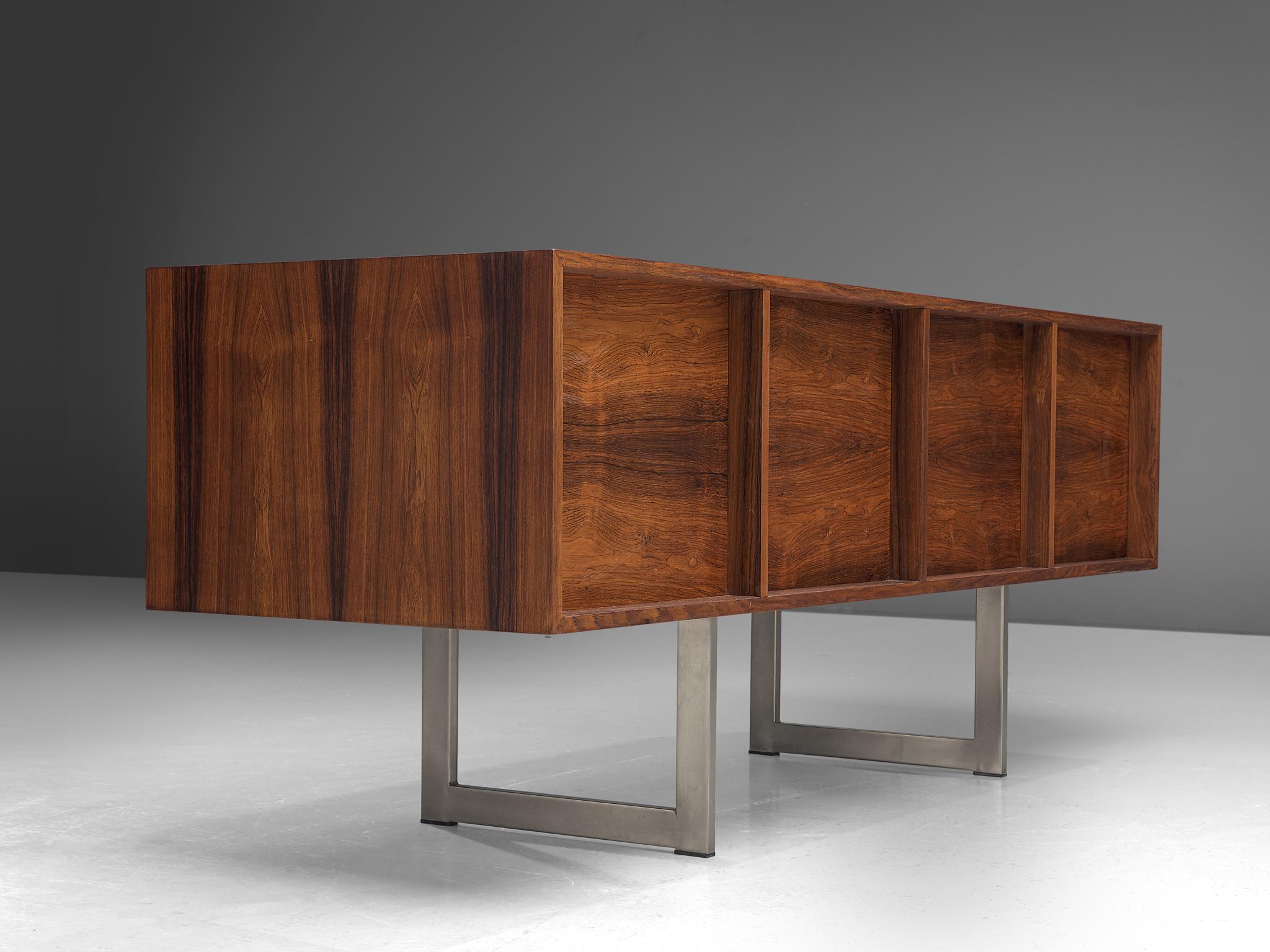 Mid-20th Century Bodil Kjaer for Pederson Freestanding Rosewood Sideboard