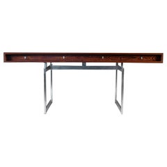 Bodil Kjær Freestanding Executive Desk Danish 1960s Bodil Kjær Freestanding Executive Desk Danish 1960s