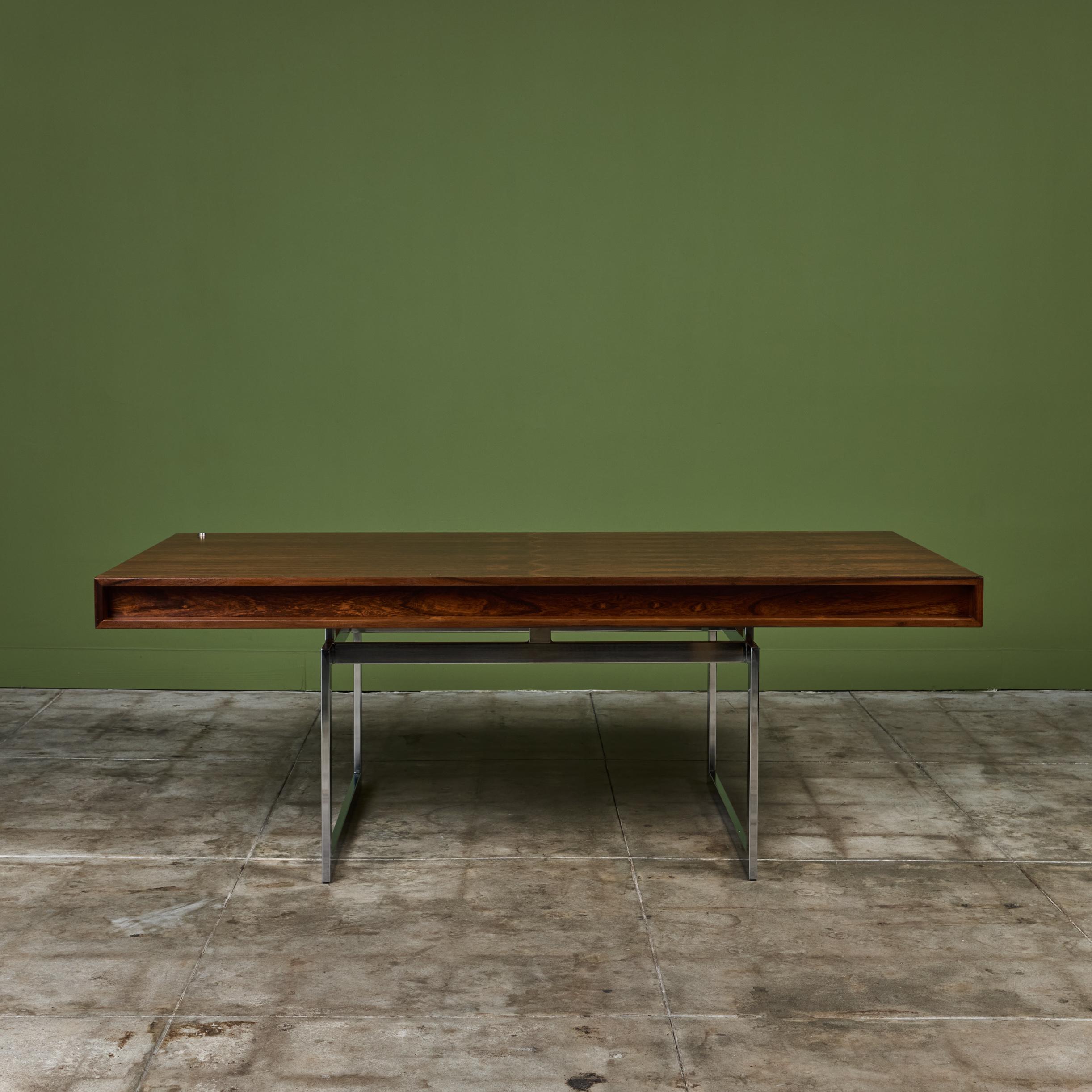 Bodil Kjaer 'James Bond' Executive Desk for E. Pedersen & Son Denmark 3