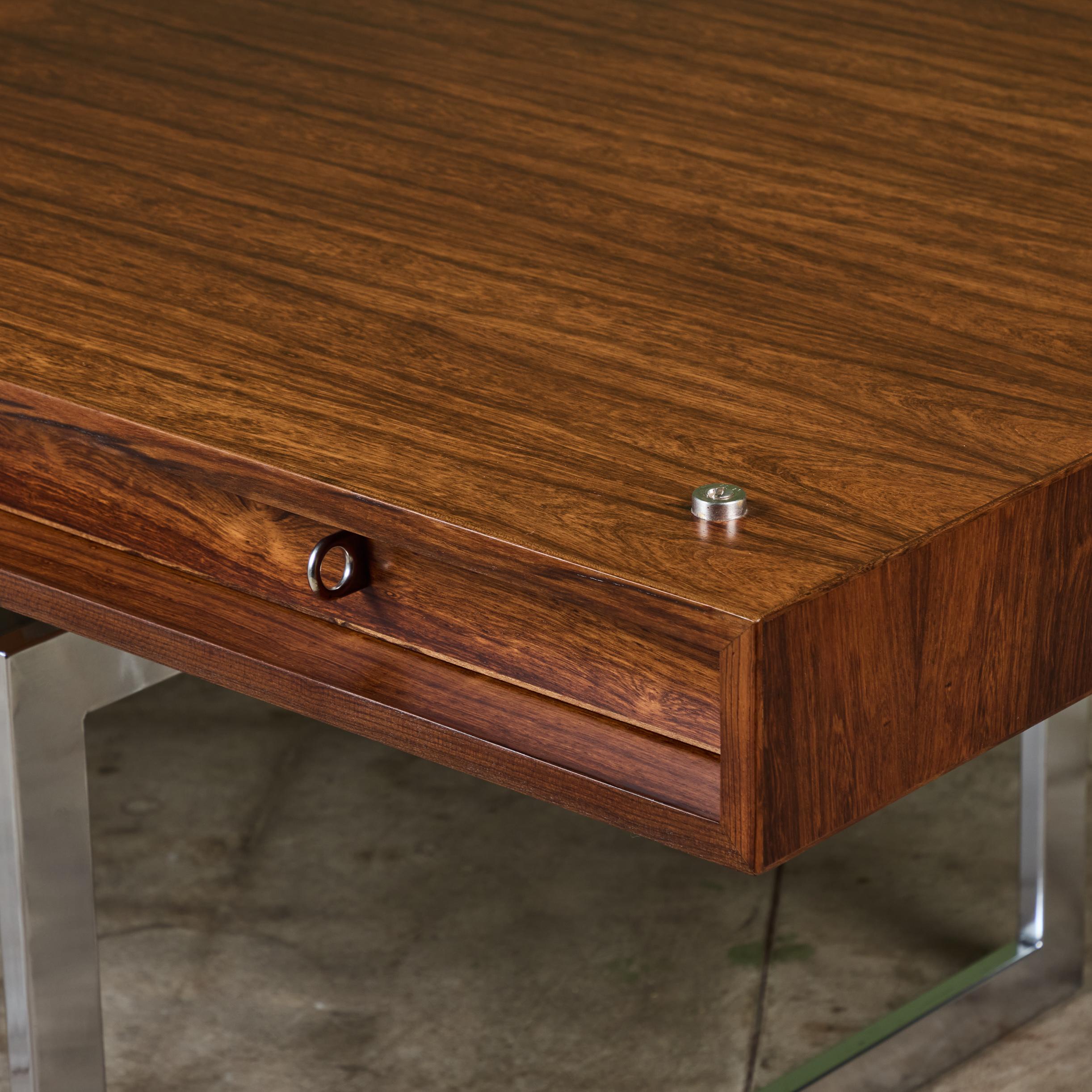 Bodil Kjaer 'James Bond' Executive Desk for E. Pedersen & Son Denmark 8
