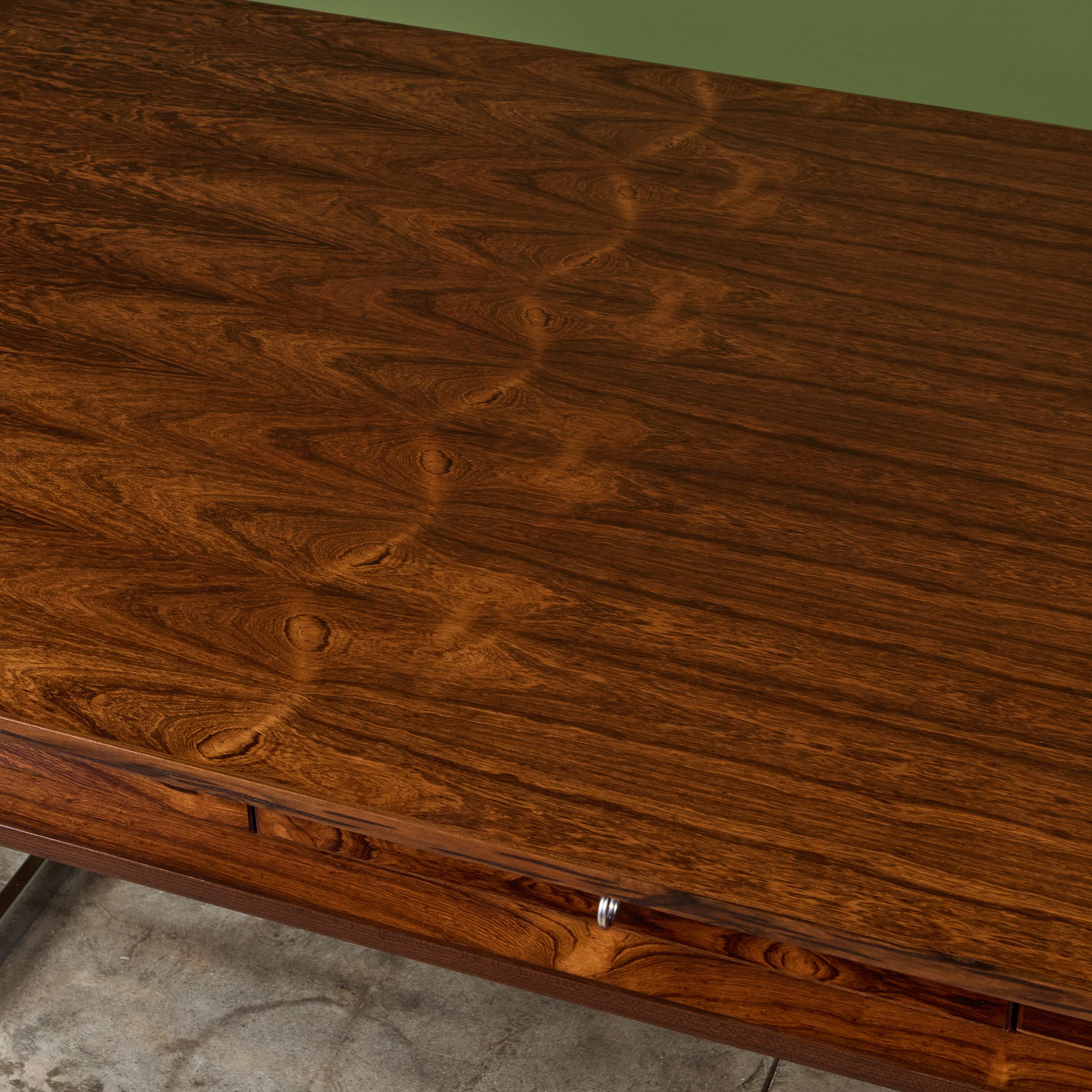 Bodil Kjaer 'James Bond' Executive Desk for E. Pedersen & Son Denmark 9