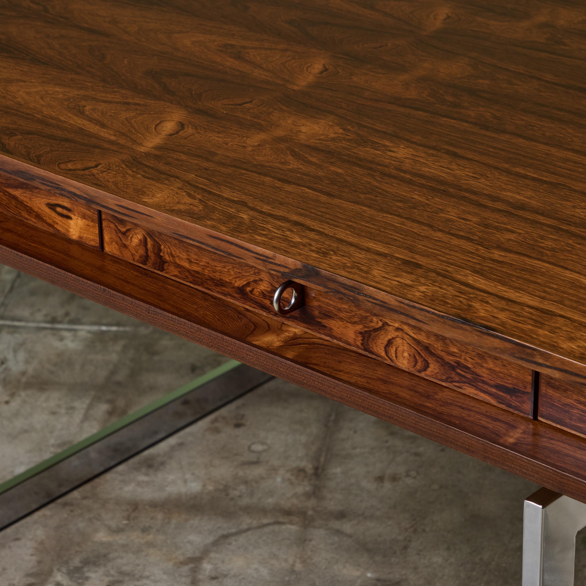 Bodil Kjaer 'James Bond' Executive Desk for E. Pedersen & Son Denmark 10