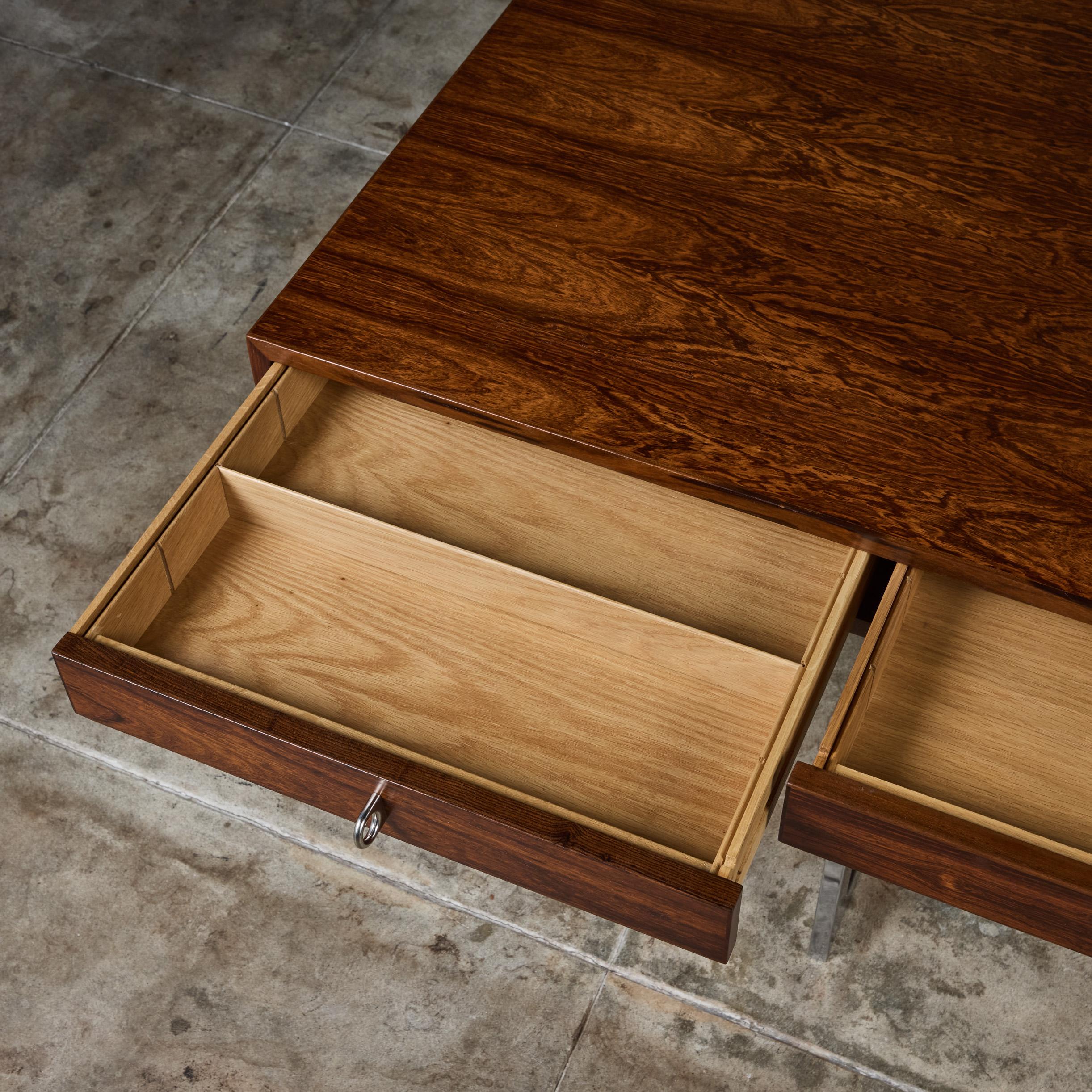 Bodil Kjaer 'James Bond' Executive Desk for E. Pedersen & Son Denmark 12