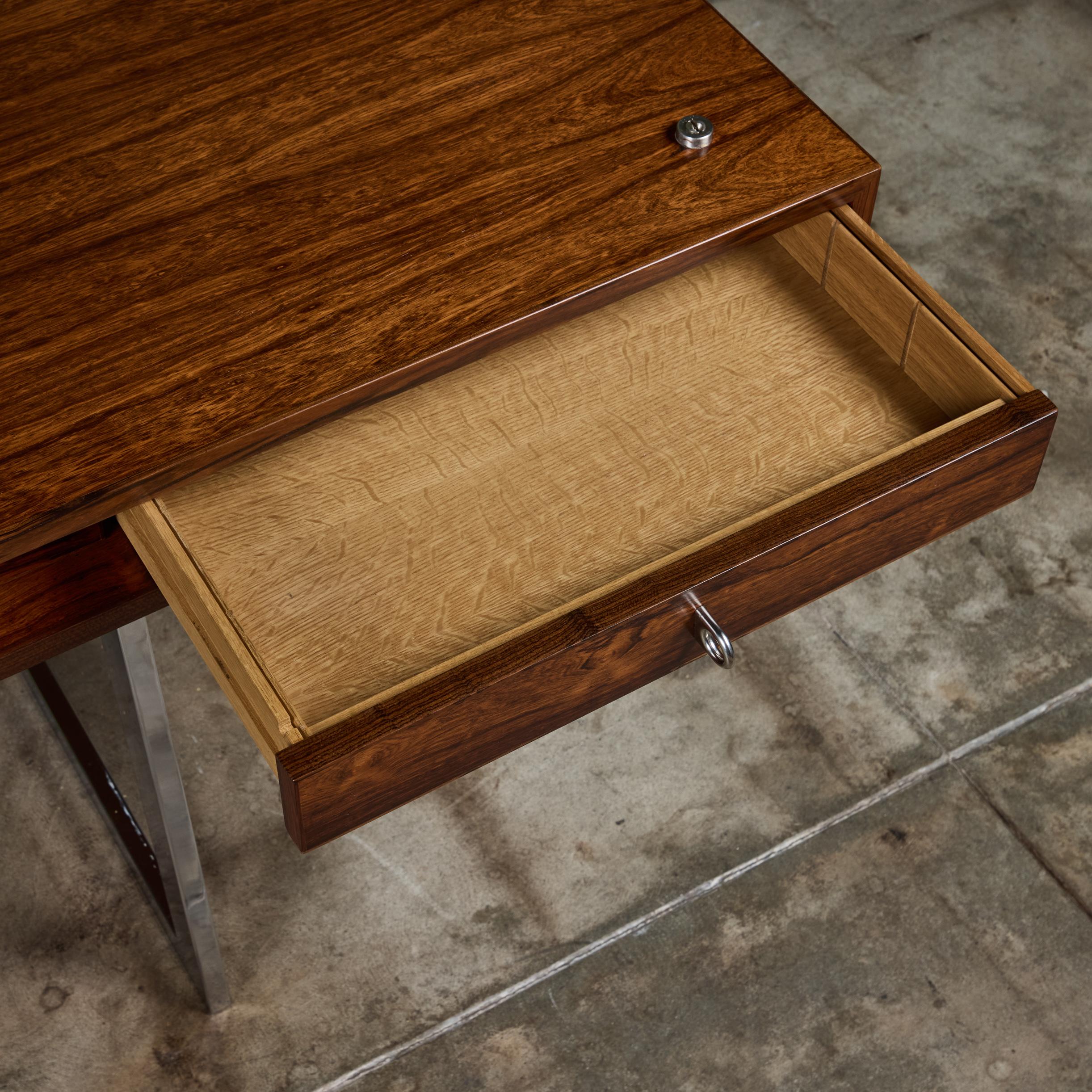 Bodil Kjaer 'James Bond' Executive Desk for E. Pedersen & Son Denmark 13