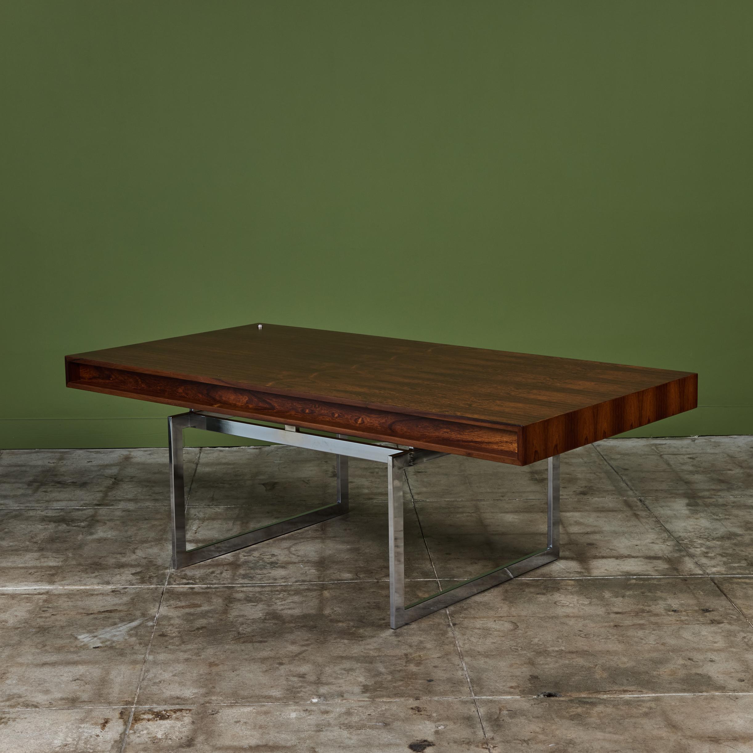 Bodil Kjaer 'James Bond' Executive Desk for E. Pedersen & Son Denmark 1