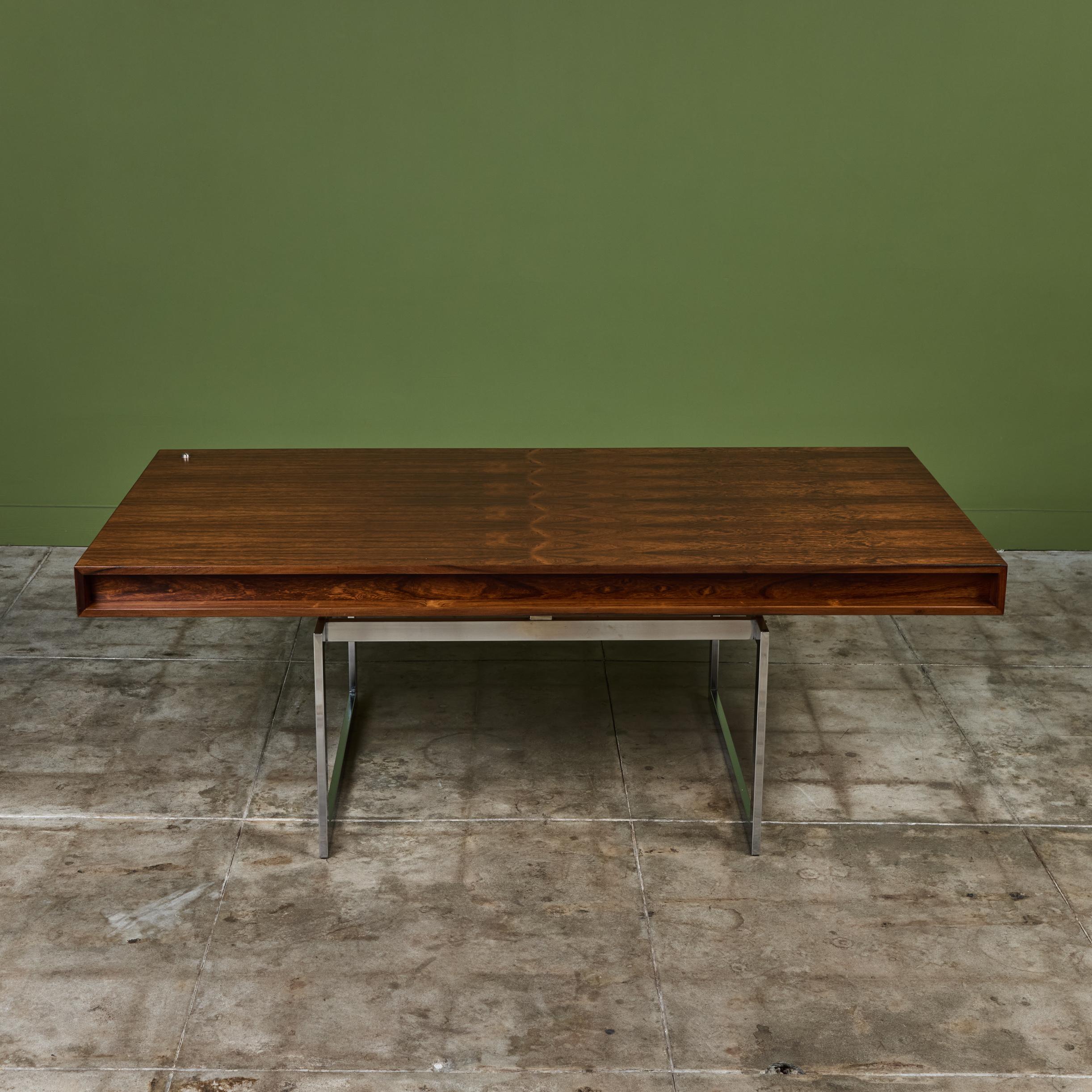 Bodil Kjaer 'James Bond' Executive Desk for E. Pedersen & Son Denmark 2