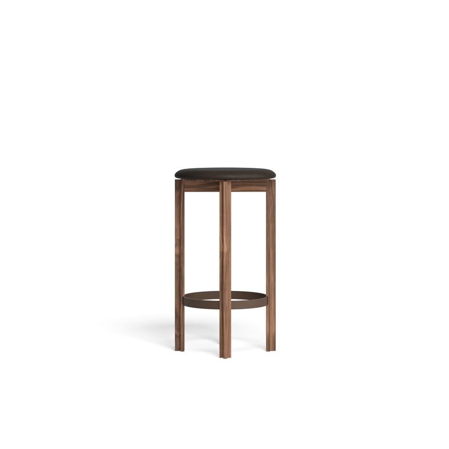 Bodil Kjaer Taburete de bar principal de roble natural para Karakter Danés en venta
