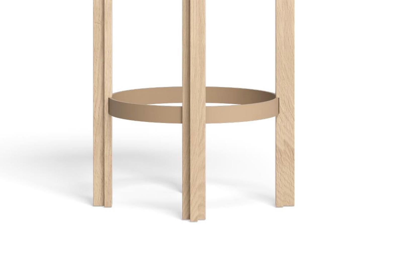 Bodil Kjaer Taburete de bar principal de roble natural para Karakter Siglo XXI y contemporáneo en venta