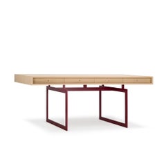 Bodil Kjær Office Desk Table, Wood and Steel by Karakter