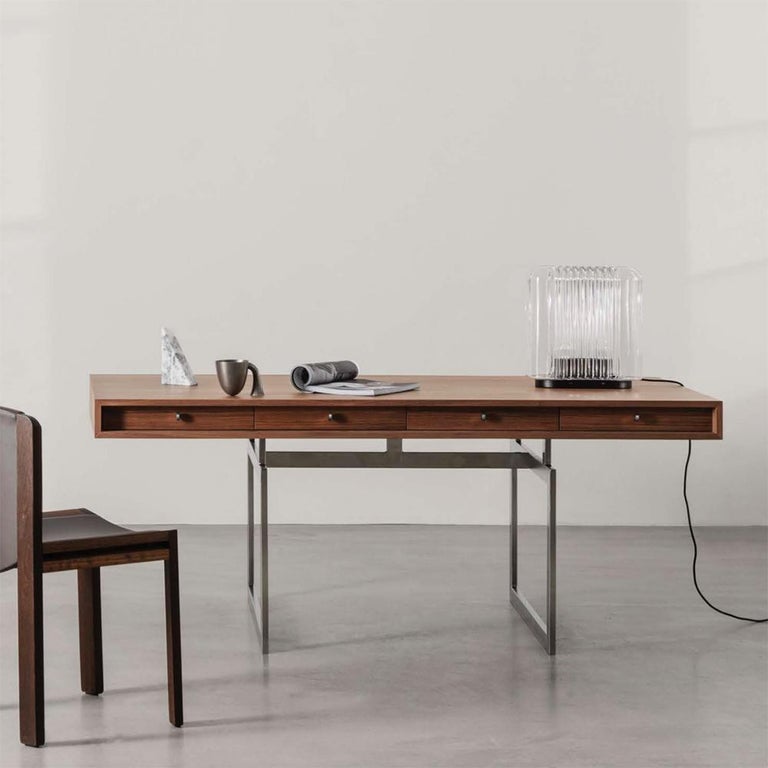 Bodil Kjær Office Desk Table, Wood and Steel by Karakter For Sale at 1stDibs