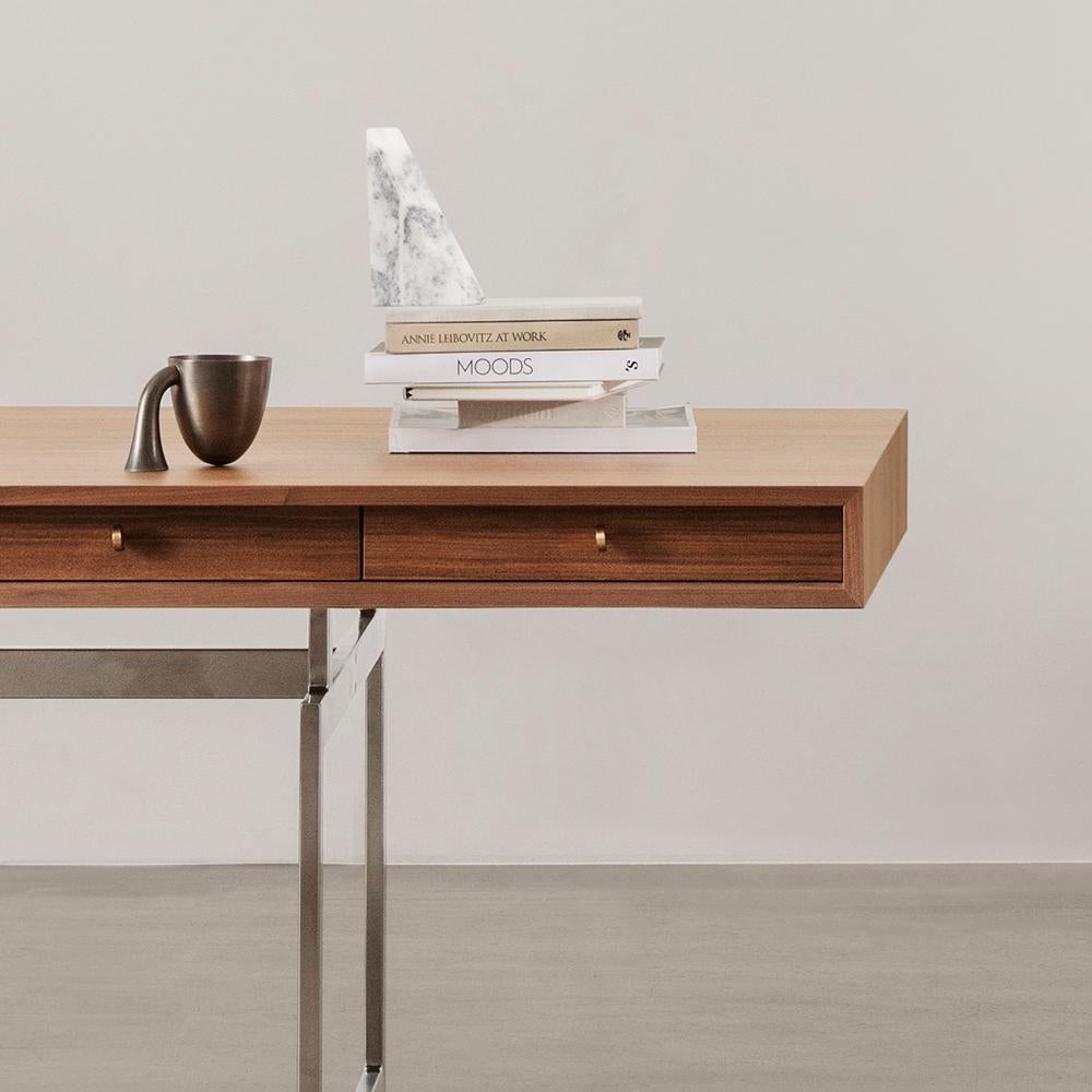 Bodil Kjær Office Desk Table, Wood and Steel by Karakter 2