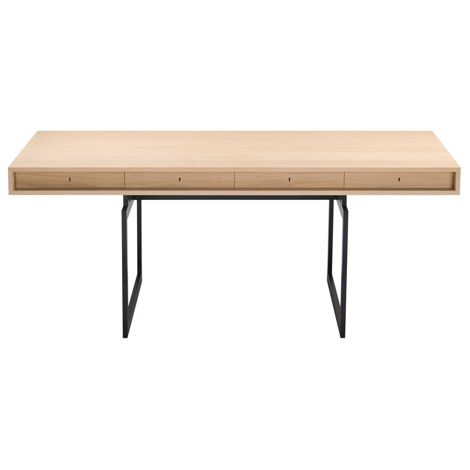 Bodil Kjær Office Desk Table, Wood and Steel by Karakter