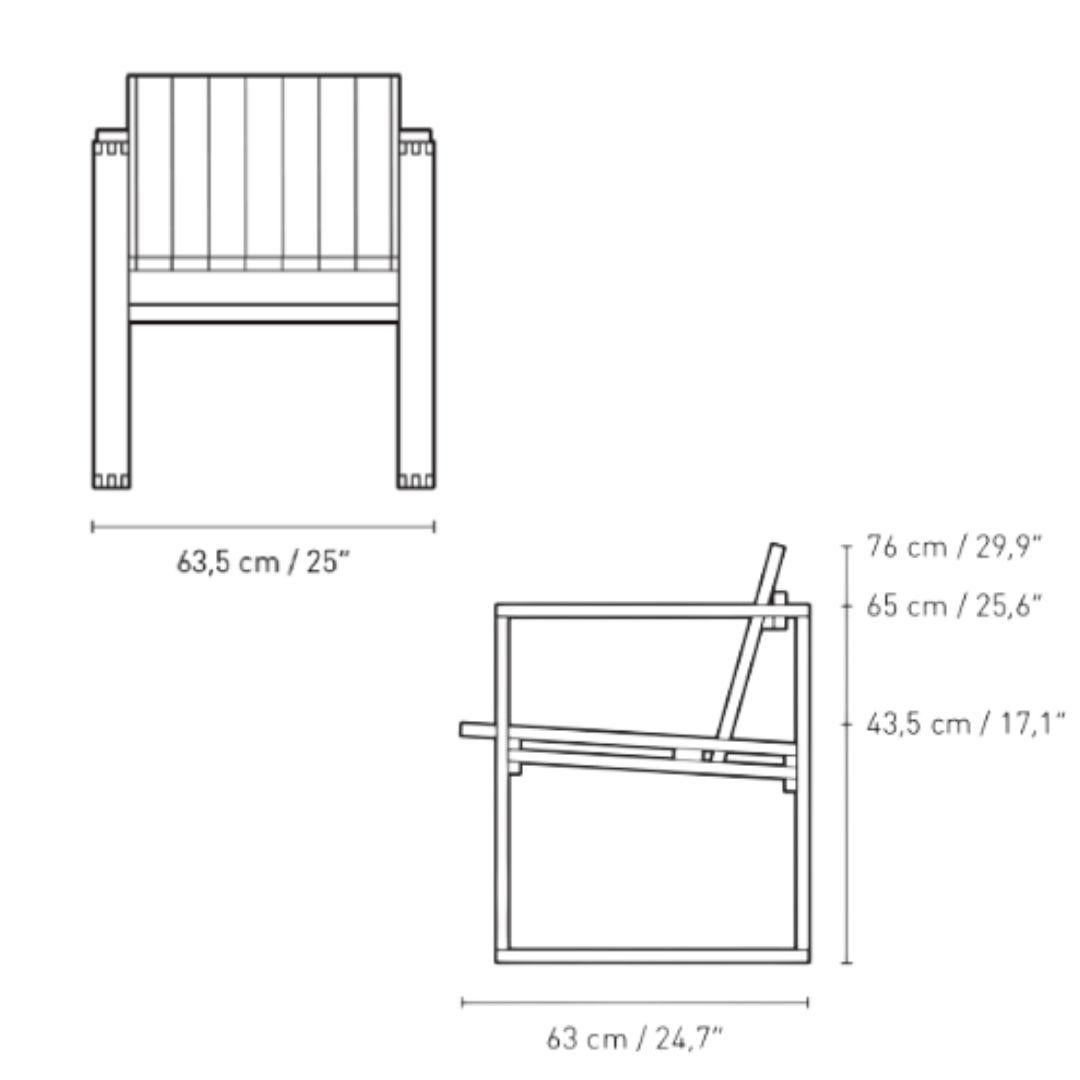 Mid-Century Modern Bodil Kjaer Outdoor 'BK10' Dining Chair in Teak for Carl Hansen & Son For Sale