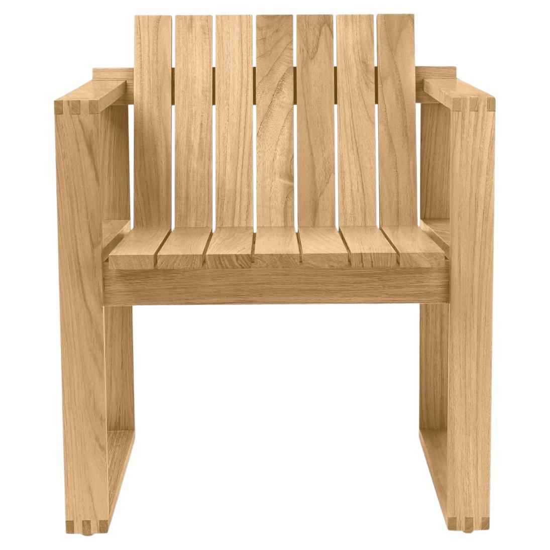 Bodil Kjaer Outdoor 'BK10' Dining Chair in Teak for Carl Hansen & Son For Sale