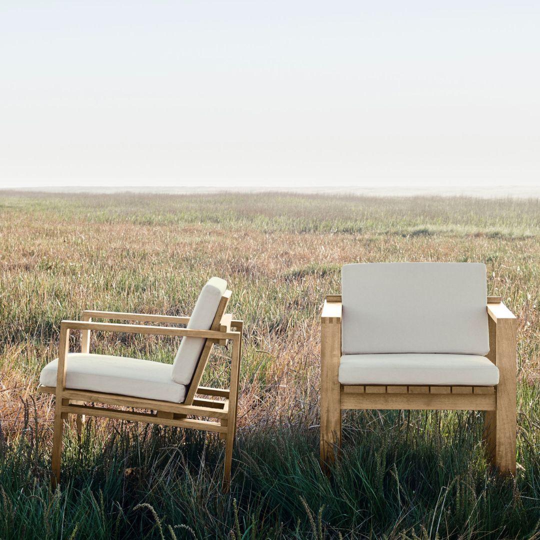 Bodil Kjaer Outdoor 'BK11' Lounge Chair in Teak for Carl Hansen & Son For Sale 5