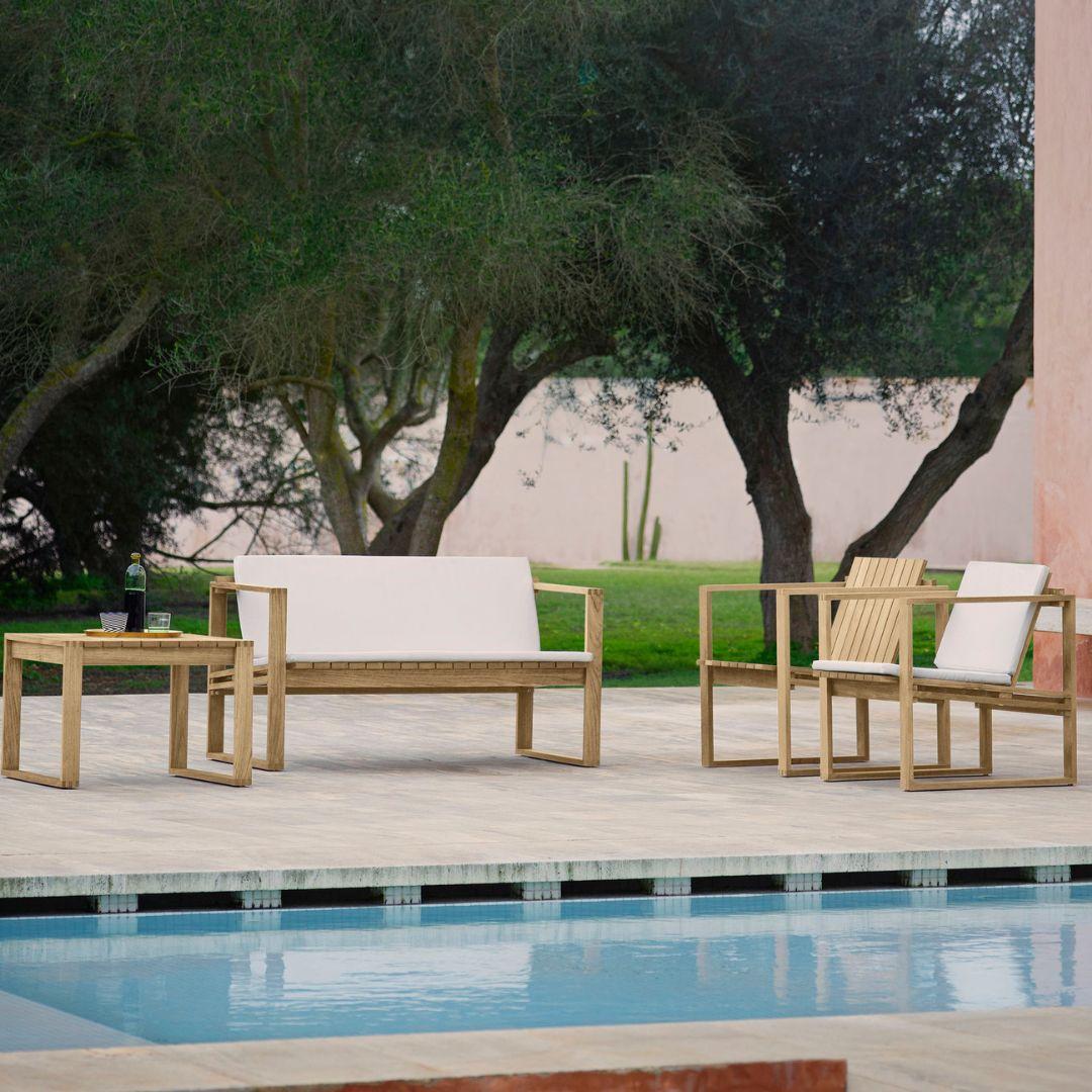 Bodil Kjaer Outdoor 'BK11' Lounge Chair in Teak for Carl Hansen & Son For Sale 7