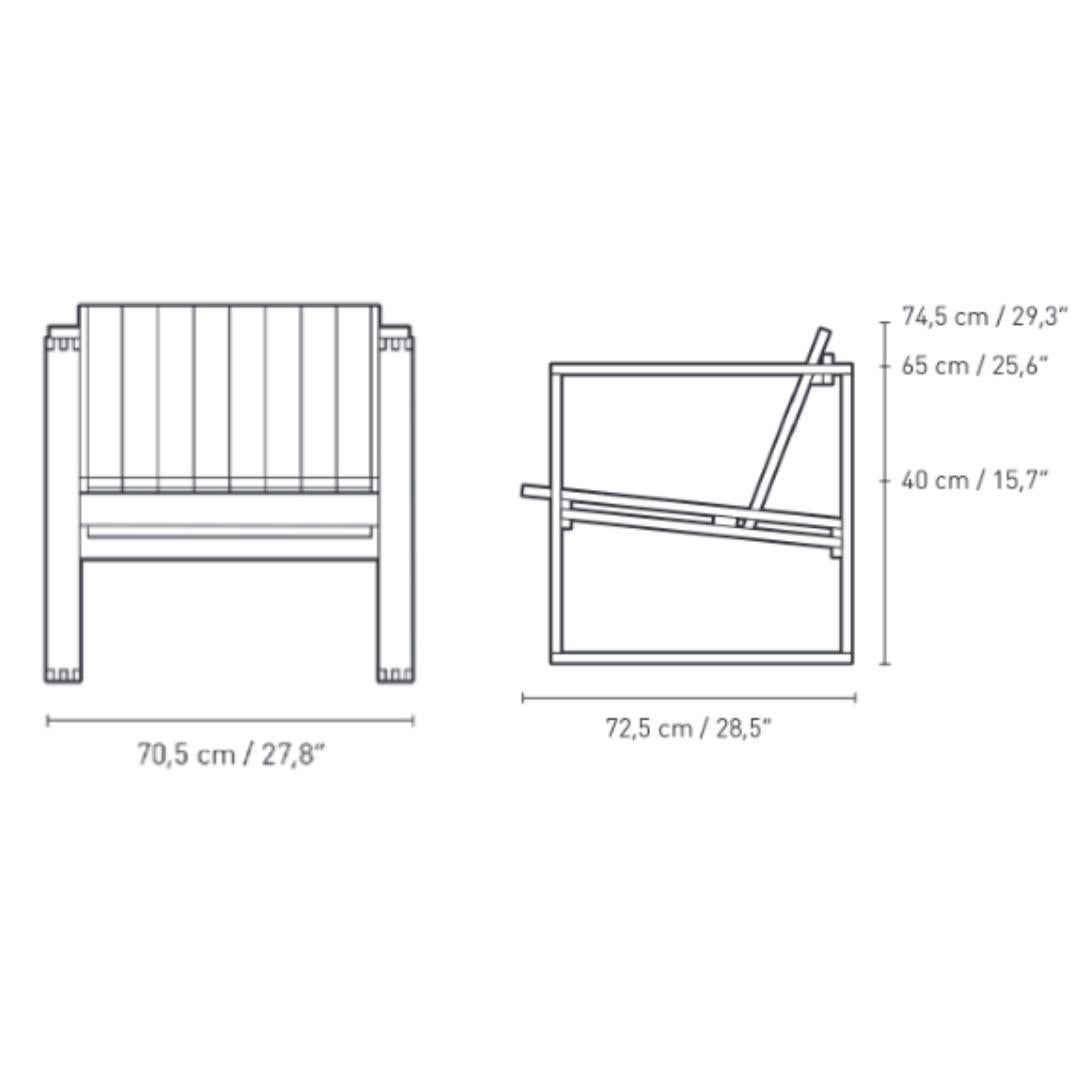 Mid-Century Modern Bodil Kjaer Outdoor 'BK11' Lounge Chair in Teak for Carl Hansen & Son For Sale