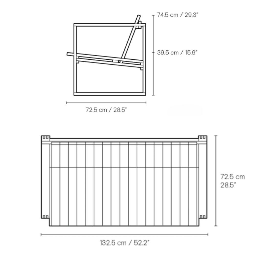 Mid-Century Modern Canapé d'extérieur Bodil Kjaer 'BK12' en teck pour Carl Hansen & Son en vente