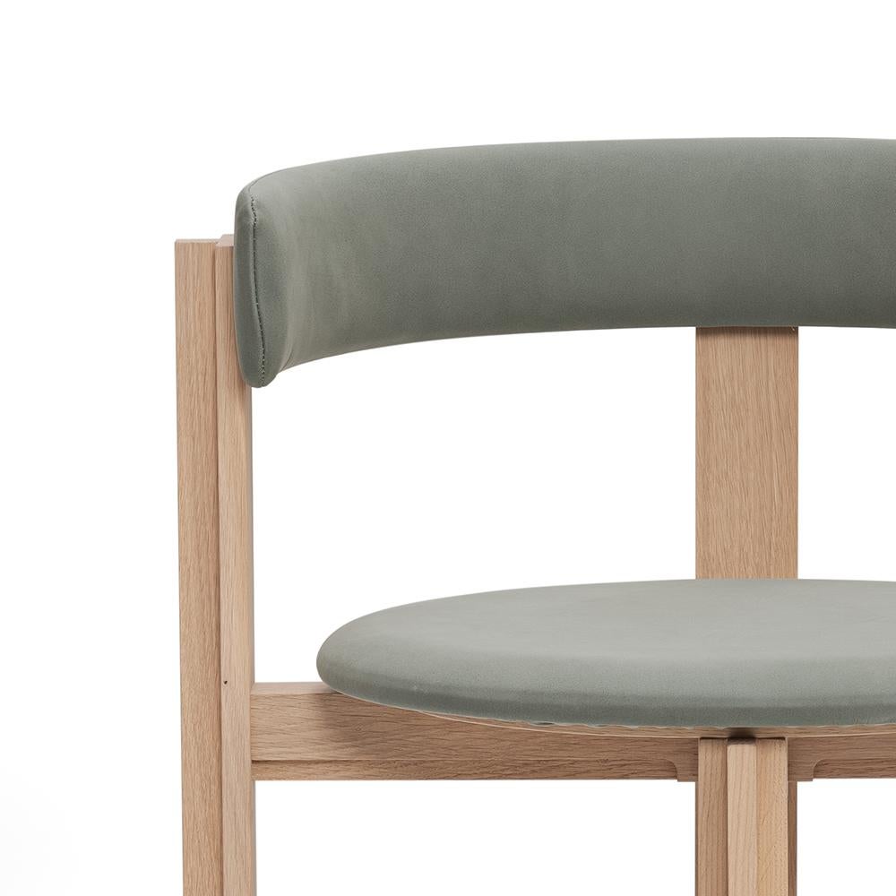 Mid-Century Modern Bodil Kjær Principal Dining Wood Chair by Karakter For Sale