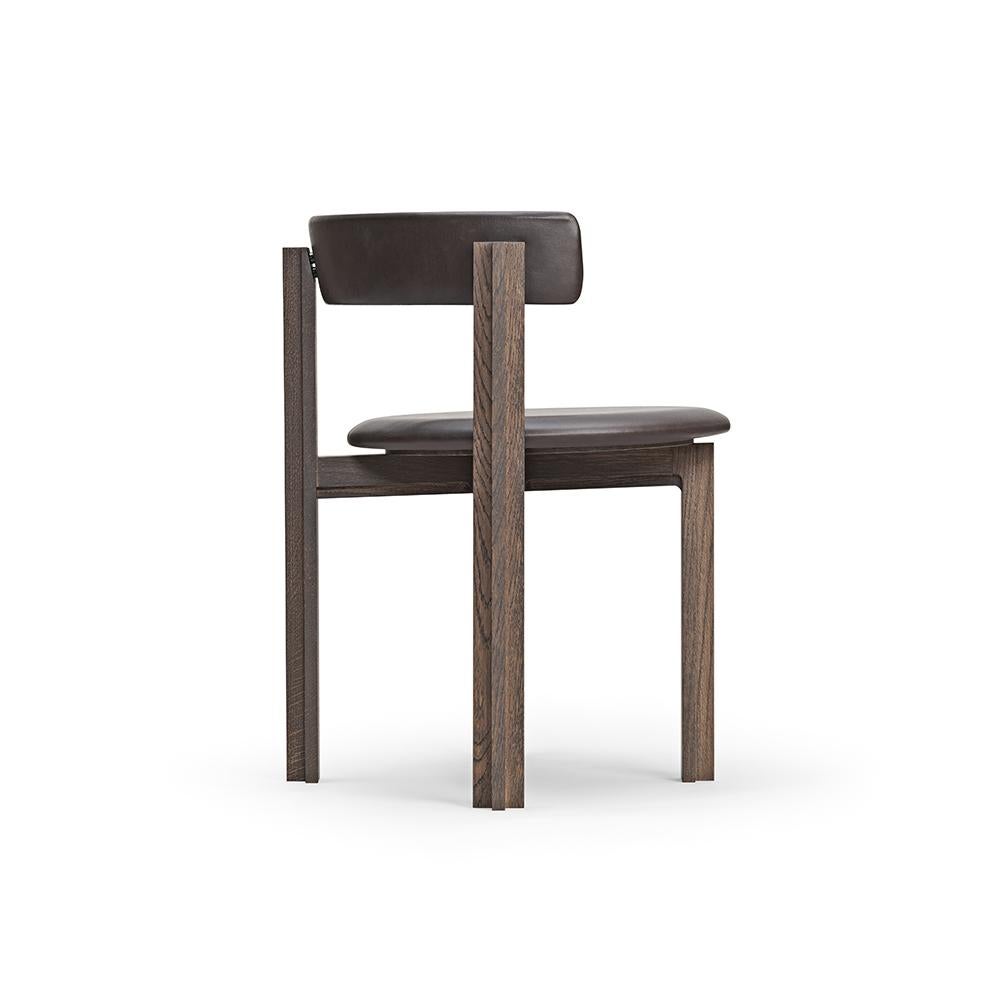 Mid-Century Modern Bodil Kjær Principal Dining Wood Chair by Karakter For Sale