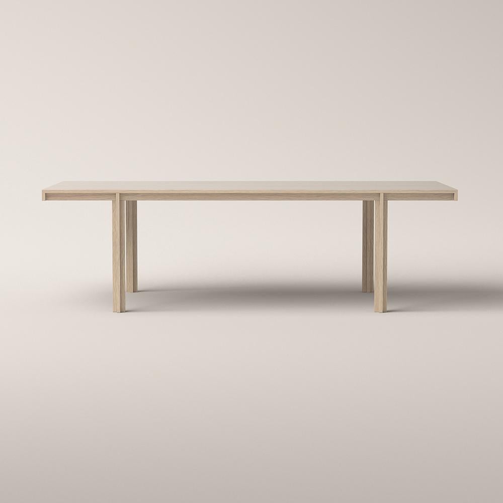 Table designed by Bodil Kjær in 1961. 

One of the last living mid-century Scandinavian design pioneers and a female pioneer in the field of architecture in her time, Bodil Kjær, conceived her Principal series in 1961 as part of an architectural