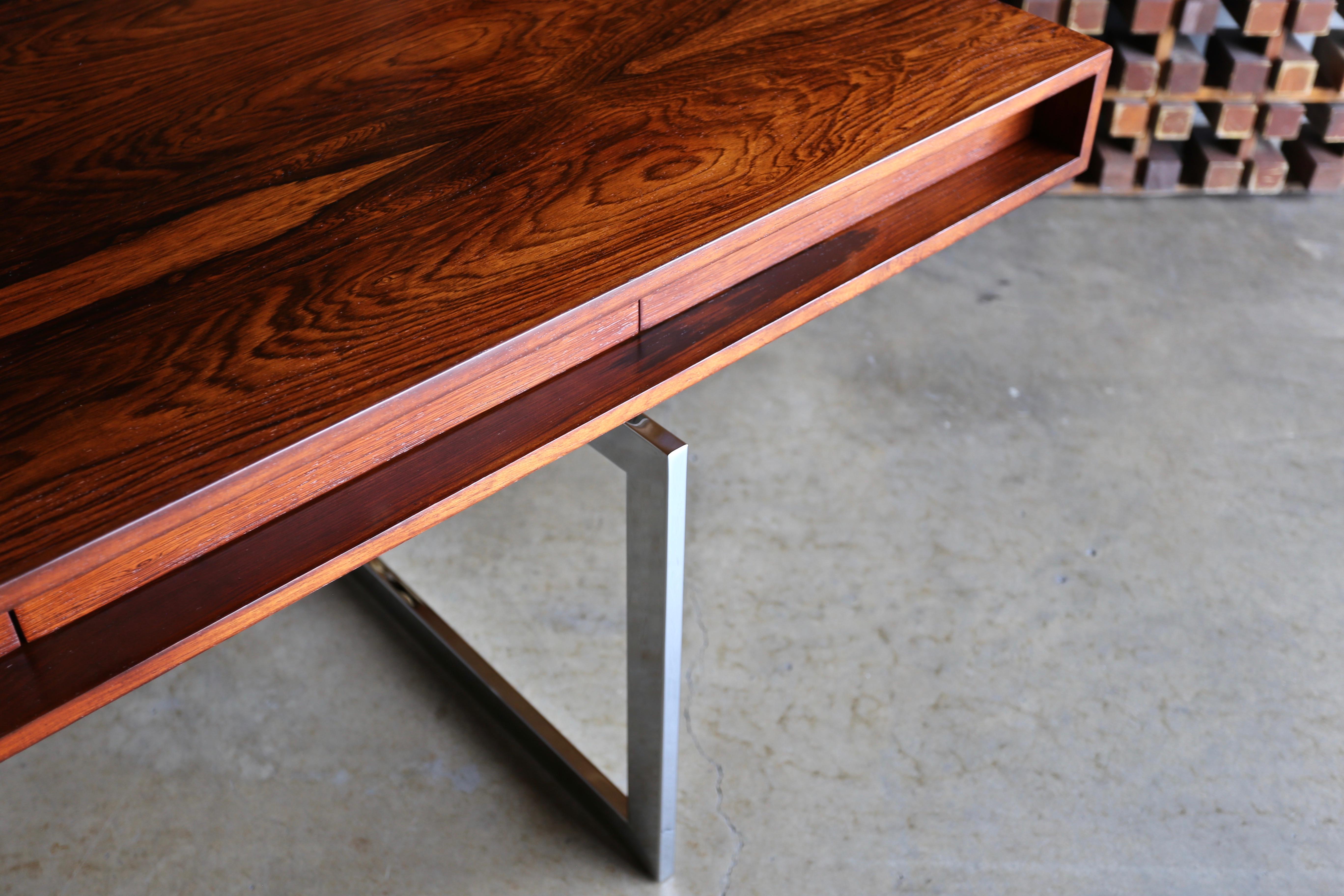 20th Century Bodil Kjaer Rosewood Desk for E. Pederson and Sons A/S, circa 1959
