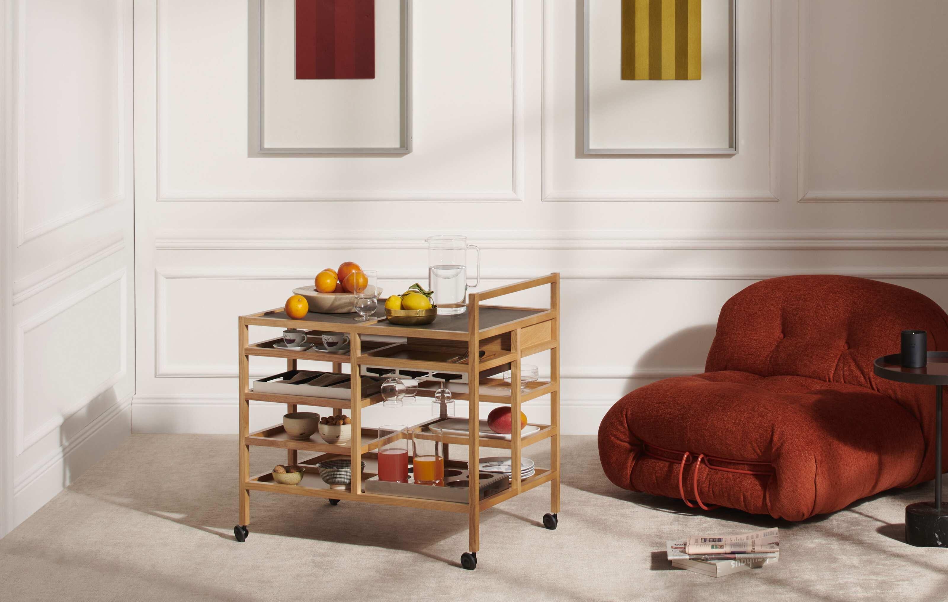 Bodil Kjaer Servierwagen-Accessoires für Cassina im Angebot 13