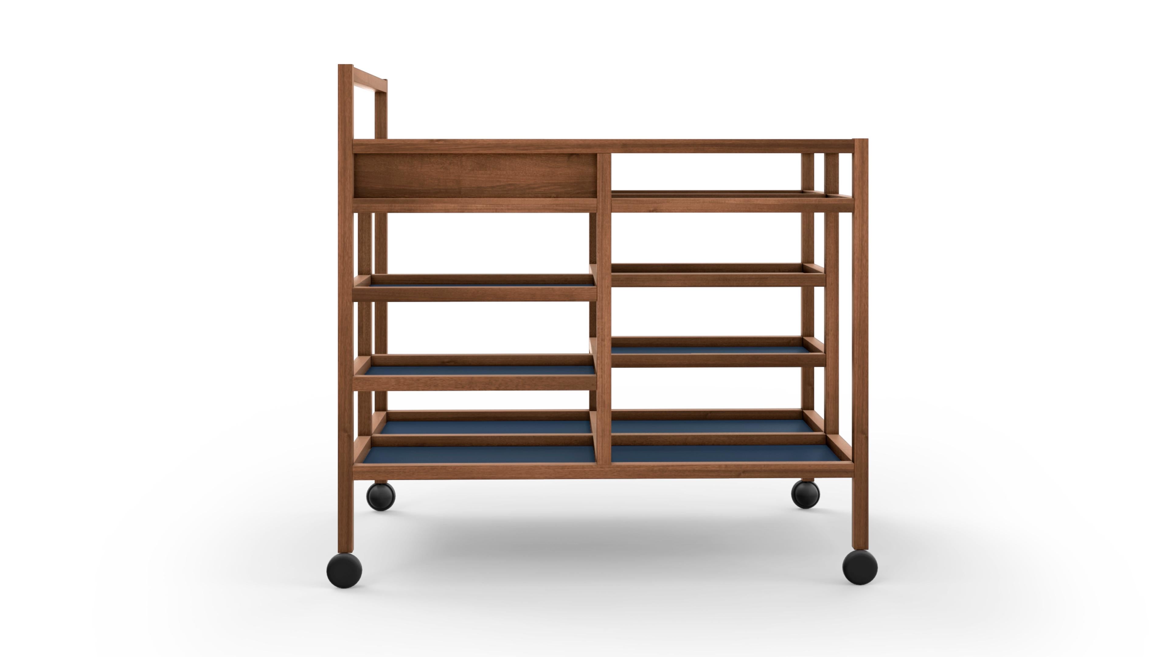 Bodil Kjaer Serving Cart For Cassina

A serving cart, designed by Bodil Kjær for the modern living room, where welcoming cheer is encouraged by versatile furniture that elegantly enhances new domestic lifestyles and a quest for comfort.

From the