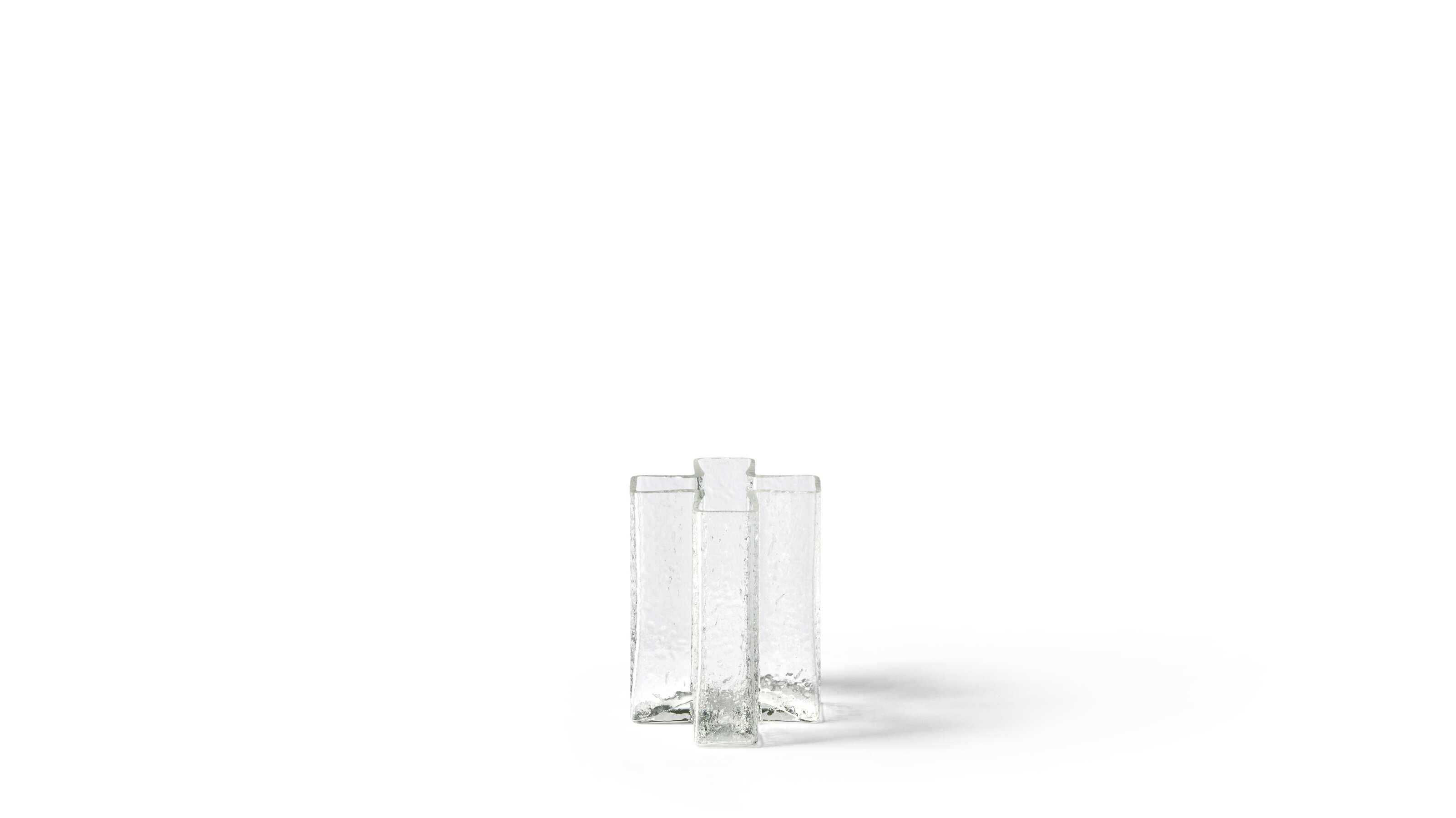 Ensemble de trois verres soufflés en croix Bodil Kjaer pour Cassina en vente 1