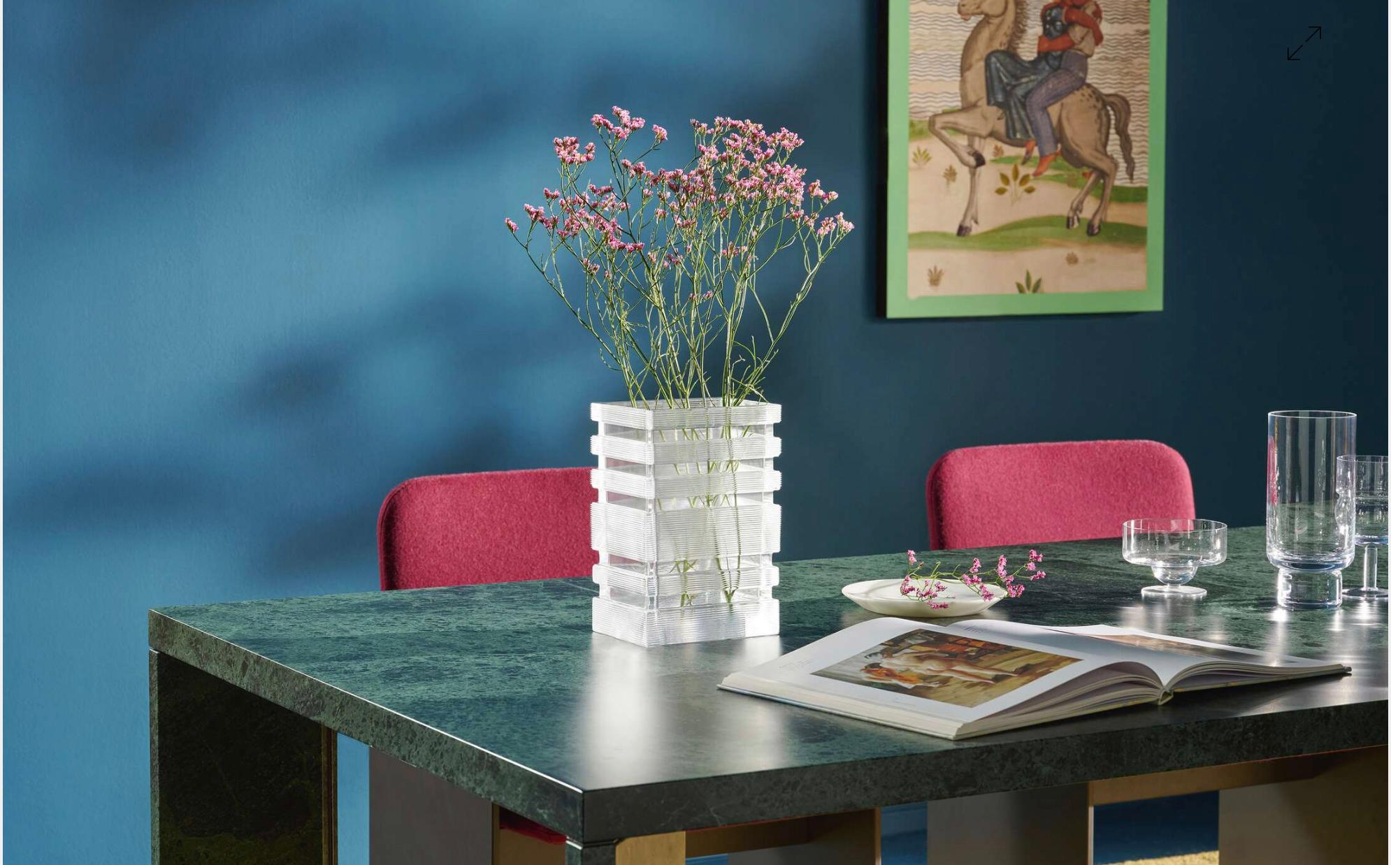 Vetro Vaso Grattacielo di Bodil Kjaer per Cassina in vendita