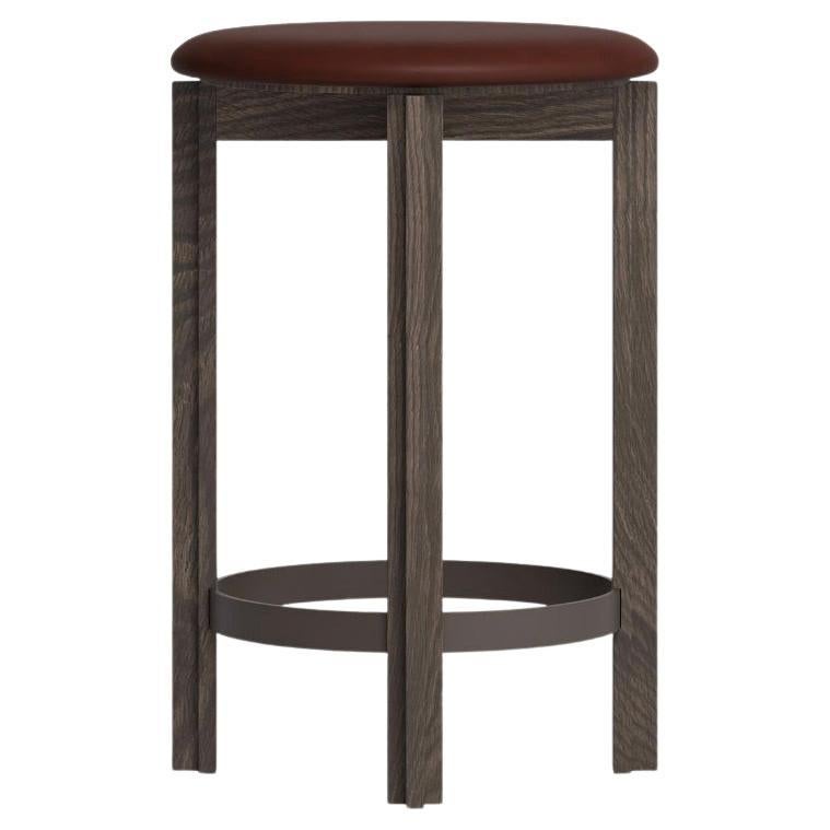 Bodil Kjaer Smoke Stained Oak  Principal Counter Stool For Karakter For Sale