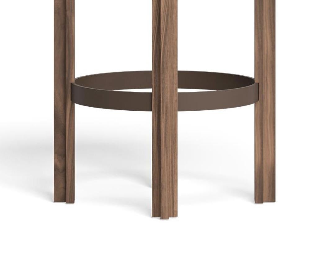Bodil Kjaer Nussbaum Dunkelbraun Prinzipal Barhocker Für Karakter (Dänisch) im Angebot