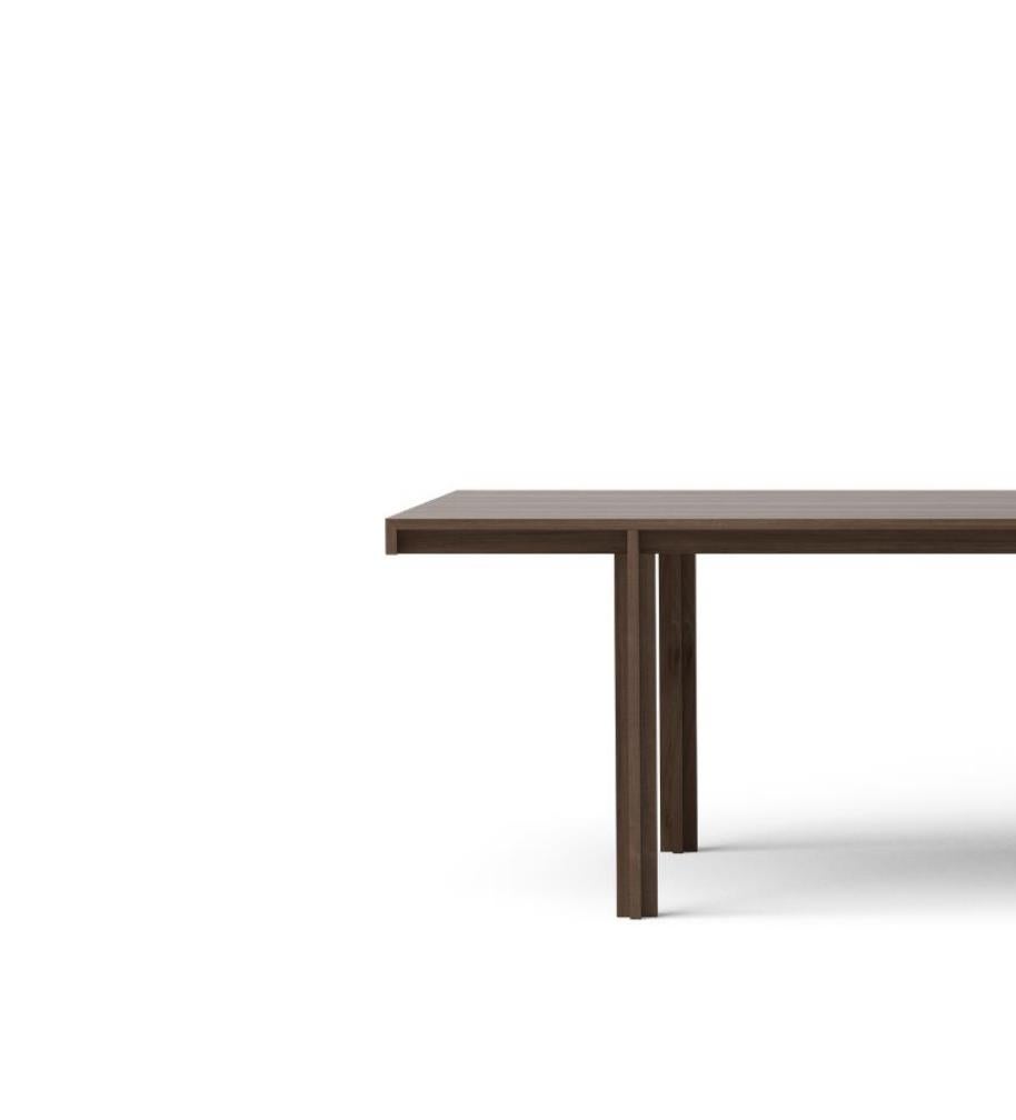 Mid-Century Modern Bodil Kjaer Walnut Principal Dining Table For Karakter For Sale