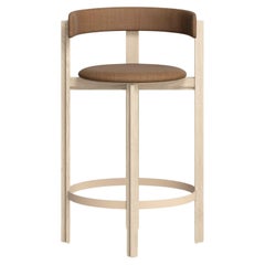 Bodil Kjaer, Weiß gebeizte Eiche Principal Bar Chair für Karakter
