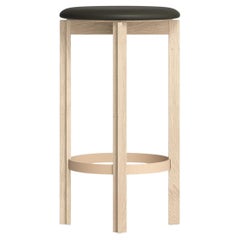 Bodil Kjaer White Stained Oak Principal Bar Stool For Karakter