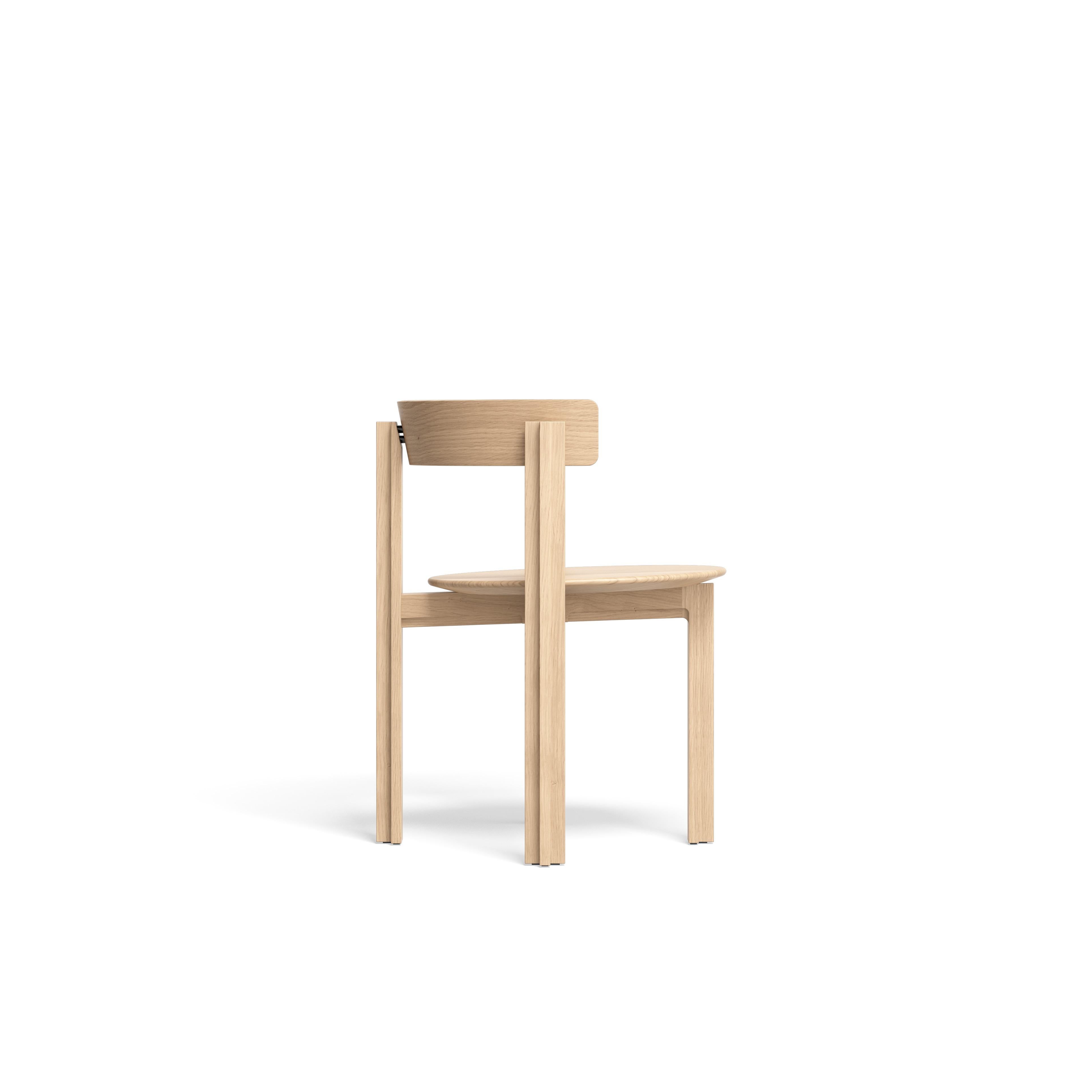 Bodil Kjaers Natural Oak Principal Chair All Wood of Karakter 

Characterised by a simple and honest use of form and material, the Principal Chair is timeless in every aspect. It is meticulously designed down to the finest detail, offering an