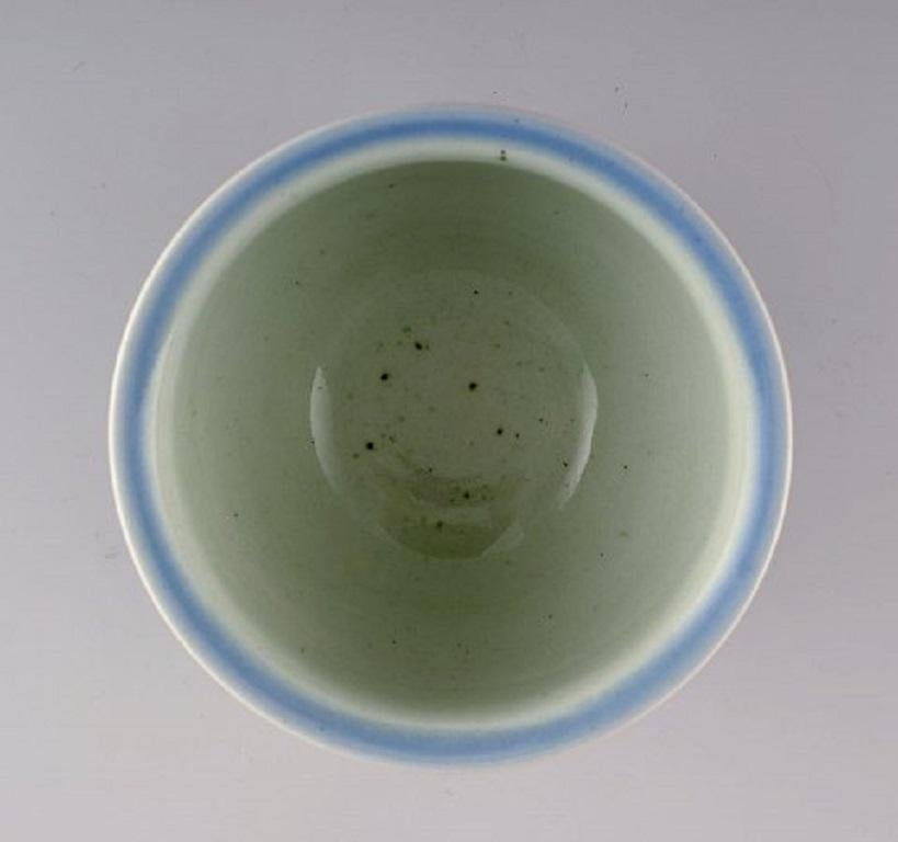 Bodil Manz 'b. 1943', Denmark, Unique Bowl in Glazed Ceramics, 1980's In Excellent Condition In Copenhagen, DK
