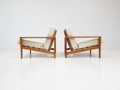 "Bodö" Lounge Chairs by Svante Skogh for Seffle Möbelfabrik in Kvadrat Fabric