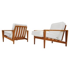 "Bodö" Lounge Chairs by Svante Skogh for Seffle Möbelfabrik in Kvadrat Fabric