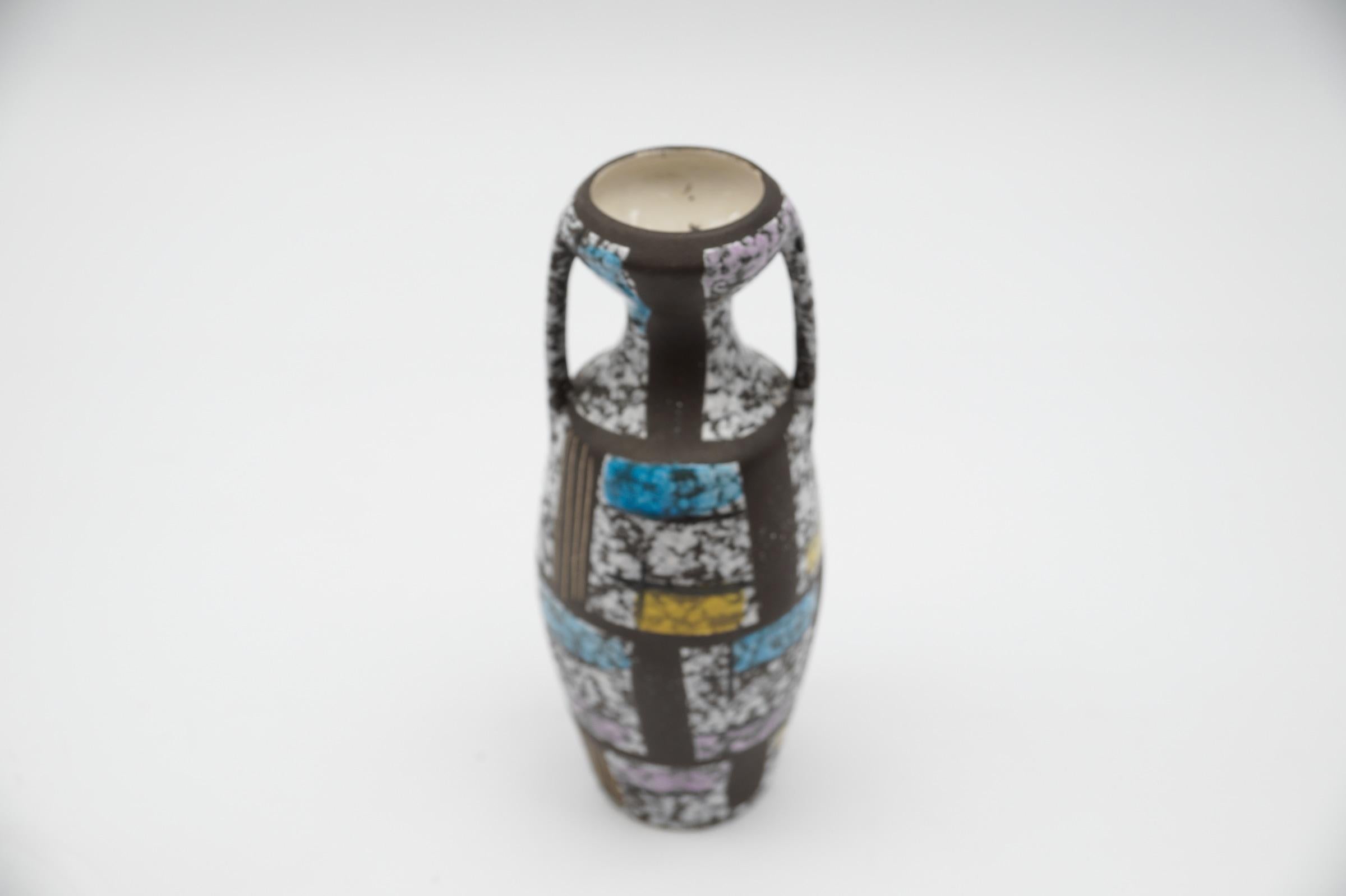  Bodo Mans-Keramikvase „Paris“ von Bay Keramik, Deutschland 1950er Jahre (Moderne der Mitte des Jahrhunderts) im Angebot