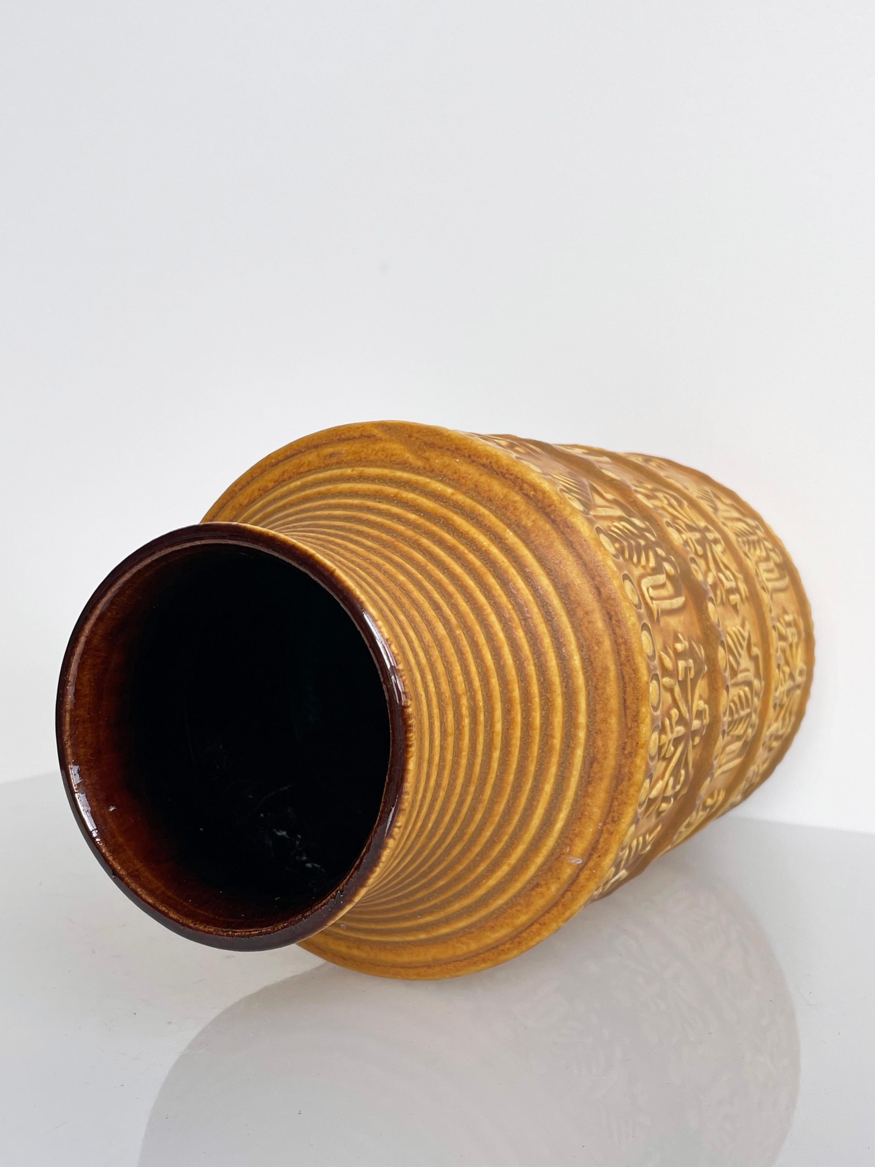 Bodo Mans-Vase für Bay Keramik, Westdeutschland, 1967 (Glasiert) im Angebot