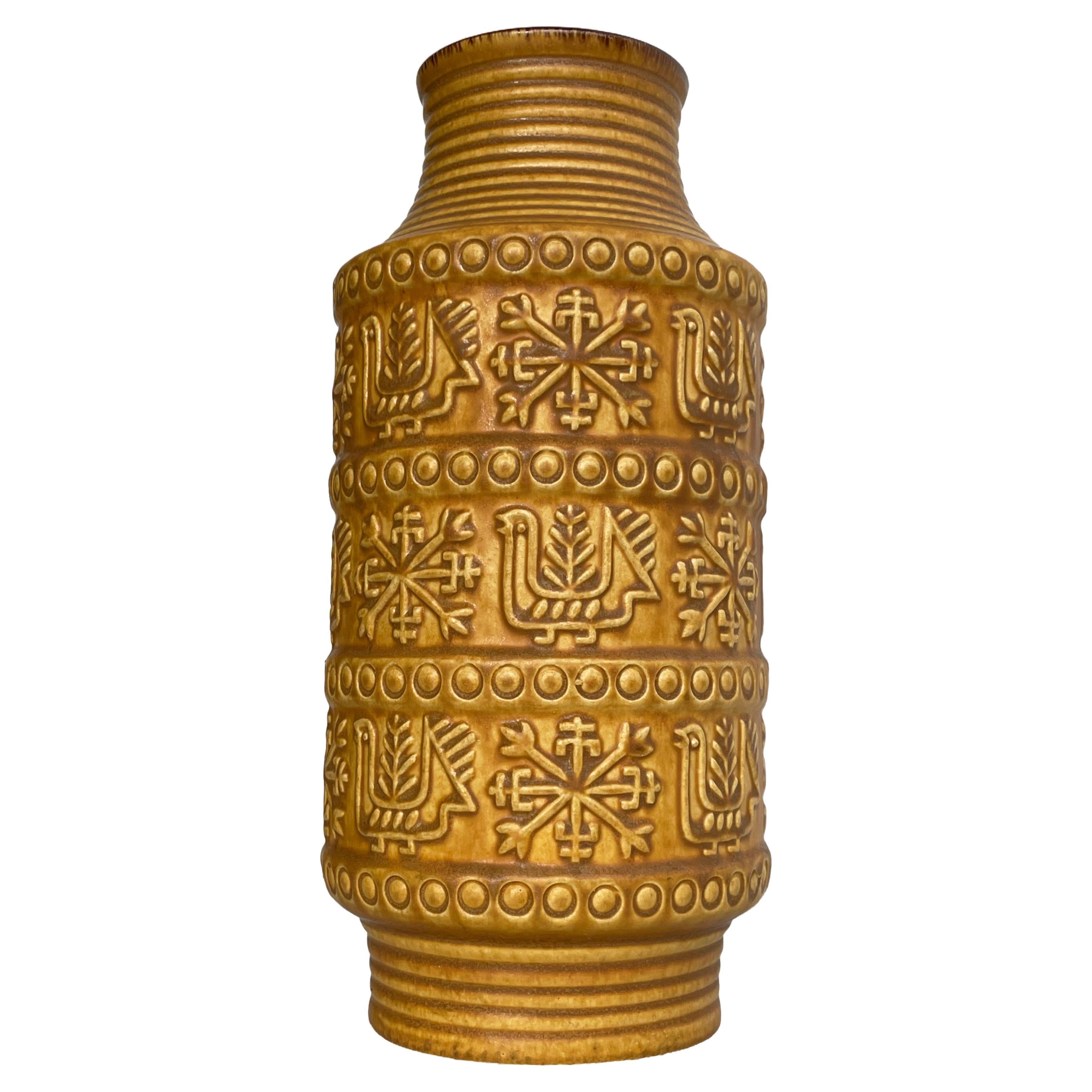 Bodo Mans Vase for Bay Keramik, West Germany 1967