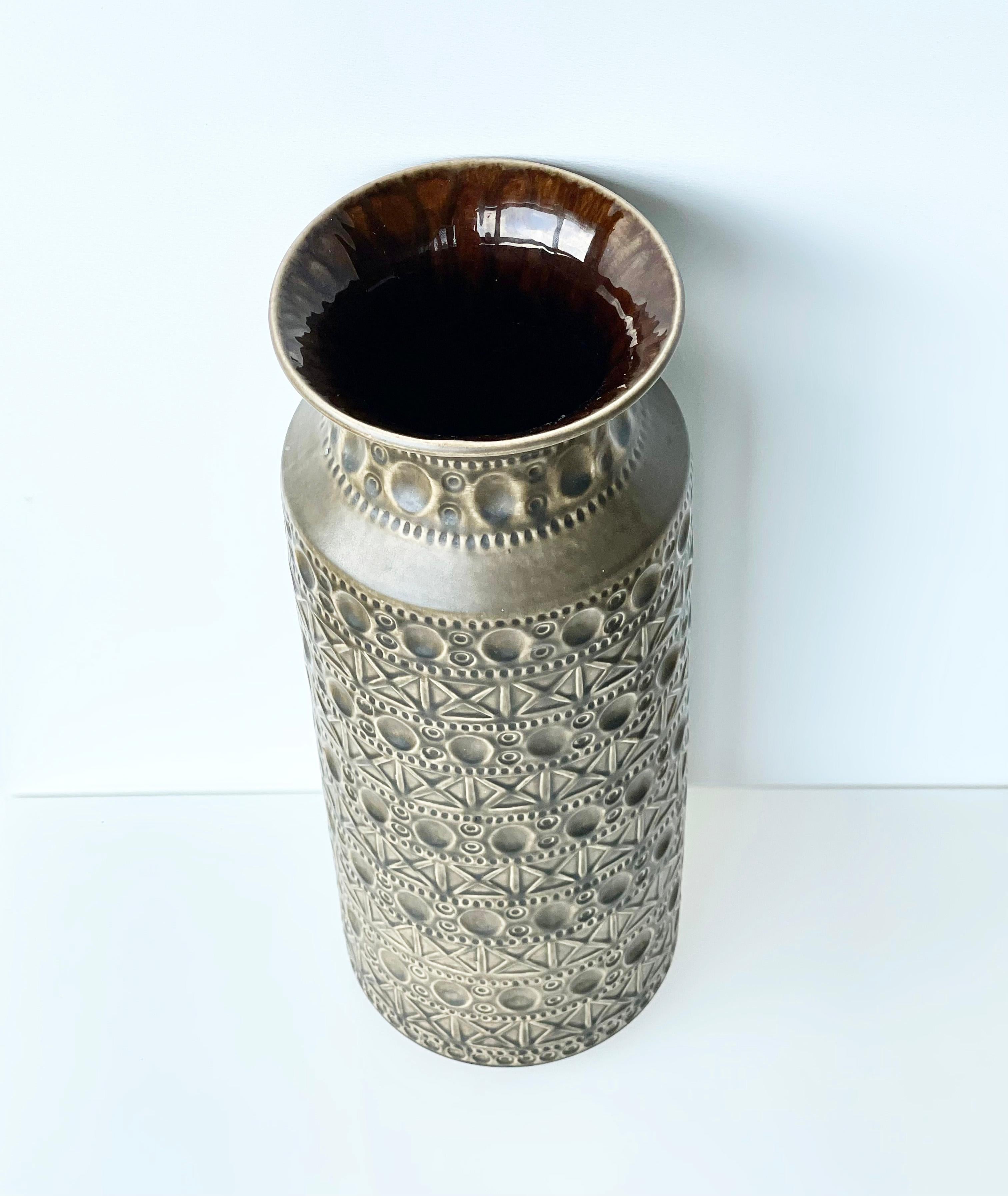 Ceramic Bodo Mans Vase for Bay Keramik, West Germany ca. 1970 For Sale