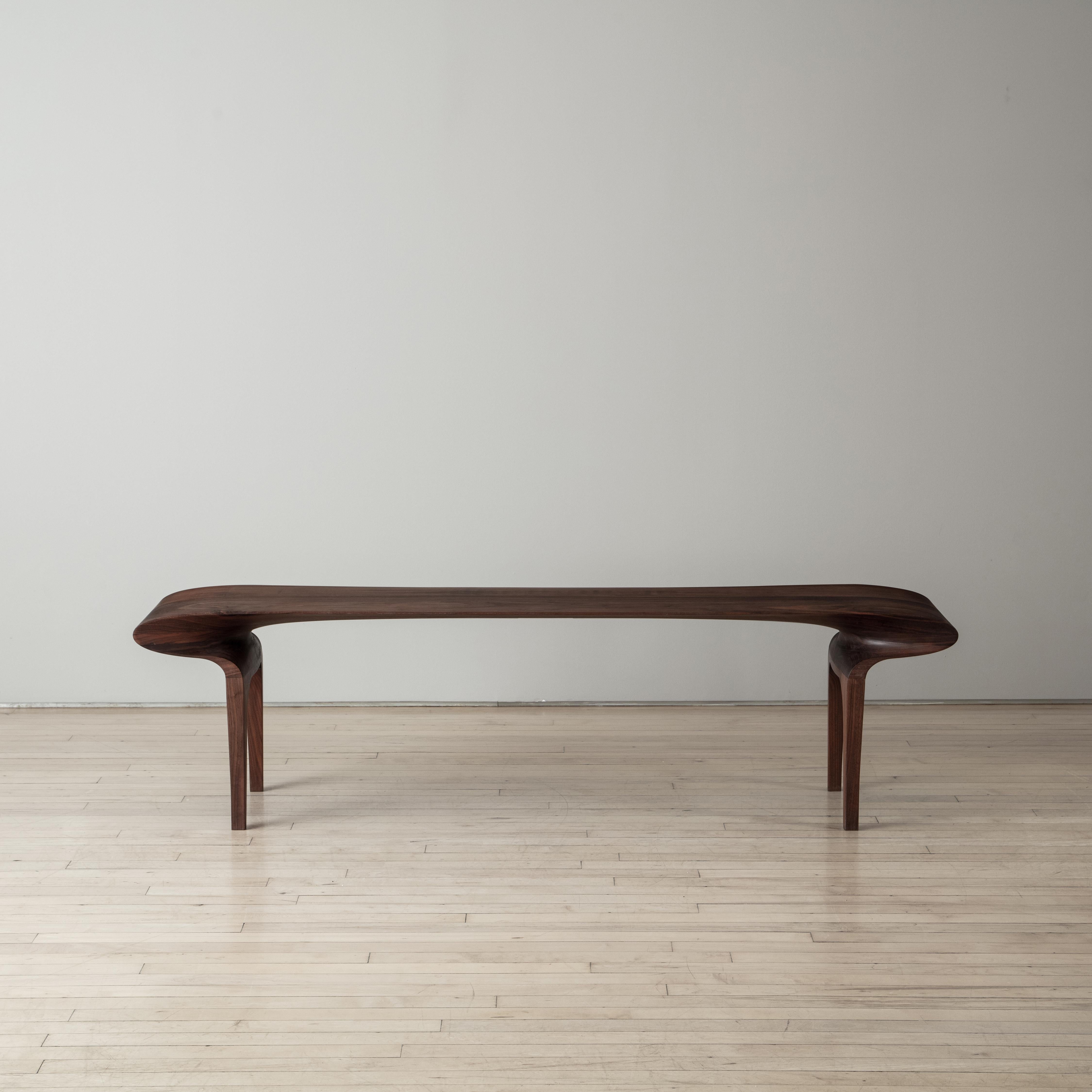 Inspired by the clean, organic silhouettes and elegant simplicity of the 20th Century Art Nouveau, Sperlein first introduced the Contour Collection in 2009. The fluid curves of the wood piece result from the time-honored woodcraft techniques and