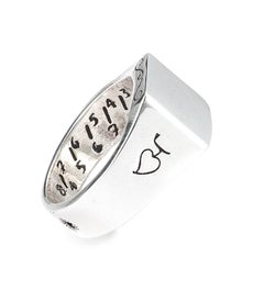 Body Armor Men's Signet Ring Sundial Band