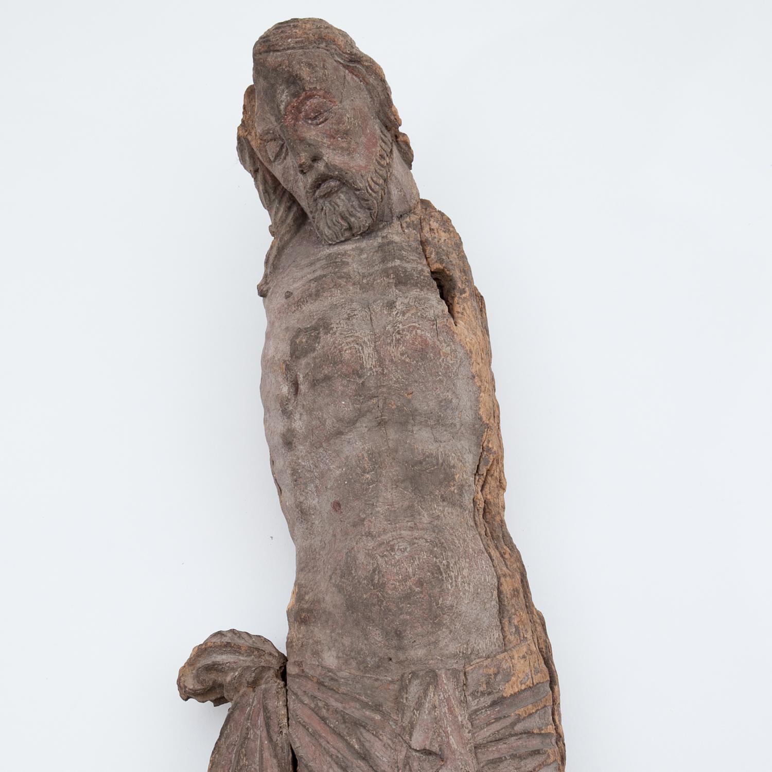 Wood Body of Christ, circa 17th Century