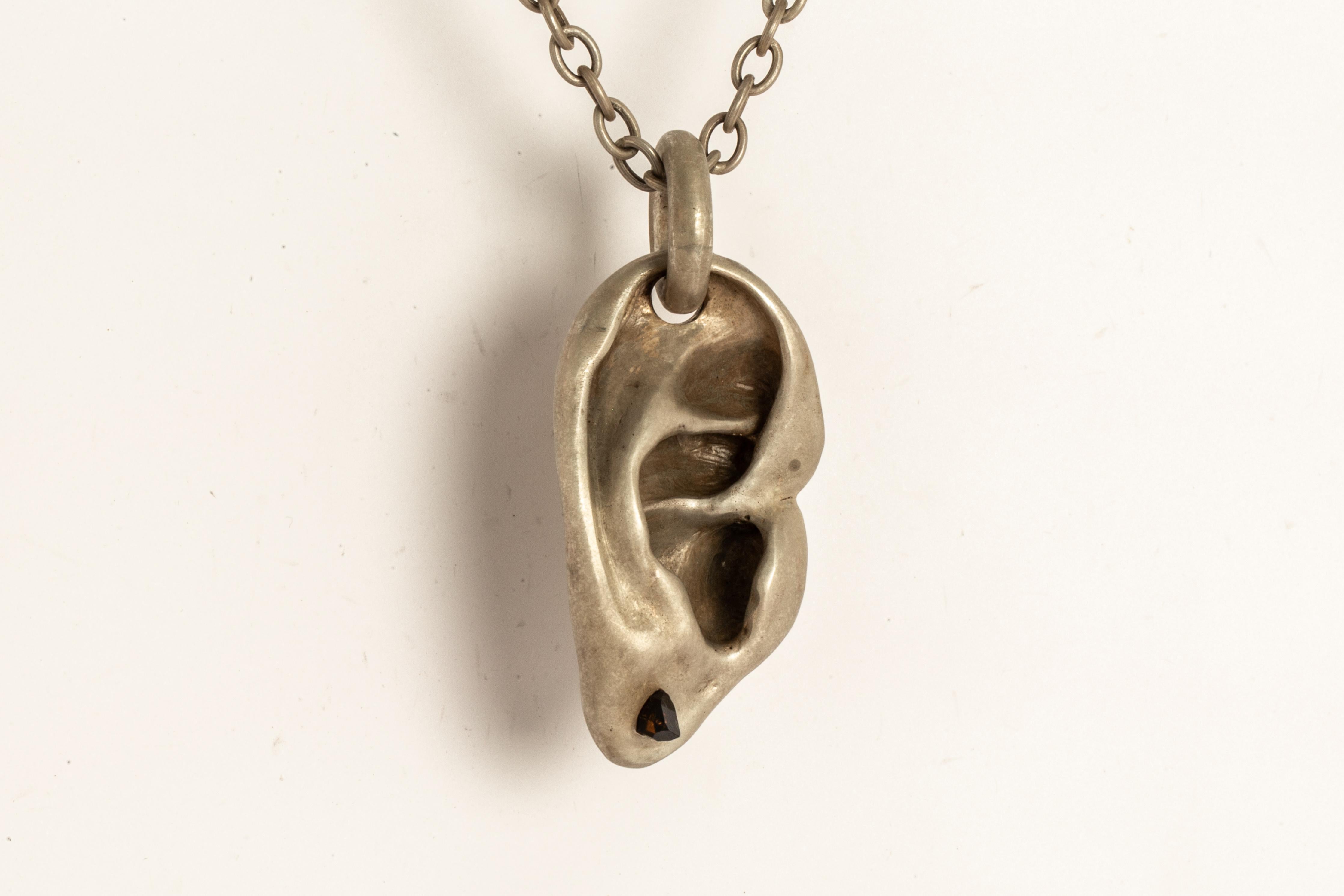 Uncut Body Part Necklace (Evan's Ear, Earring Var., DA+TOU) For Sale